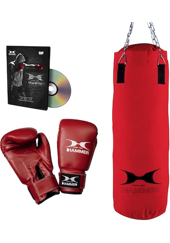 Hammer Boxsack »Fit«, (Set, mit Trainings-DVD-mit Boxhandschuhen) kaufen