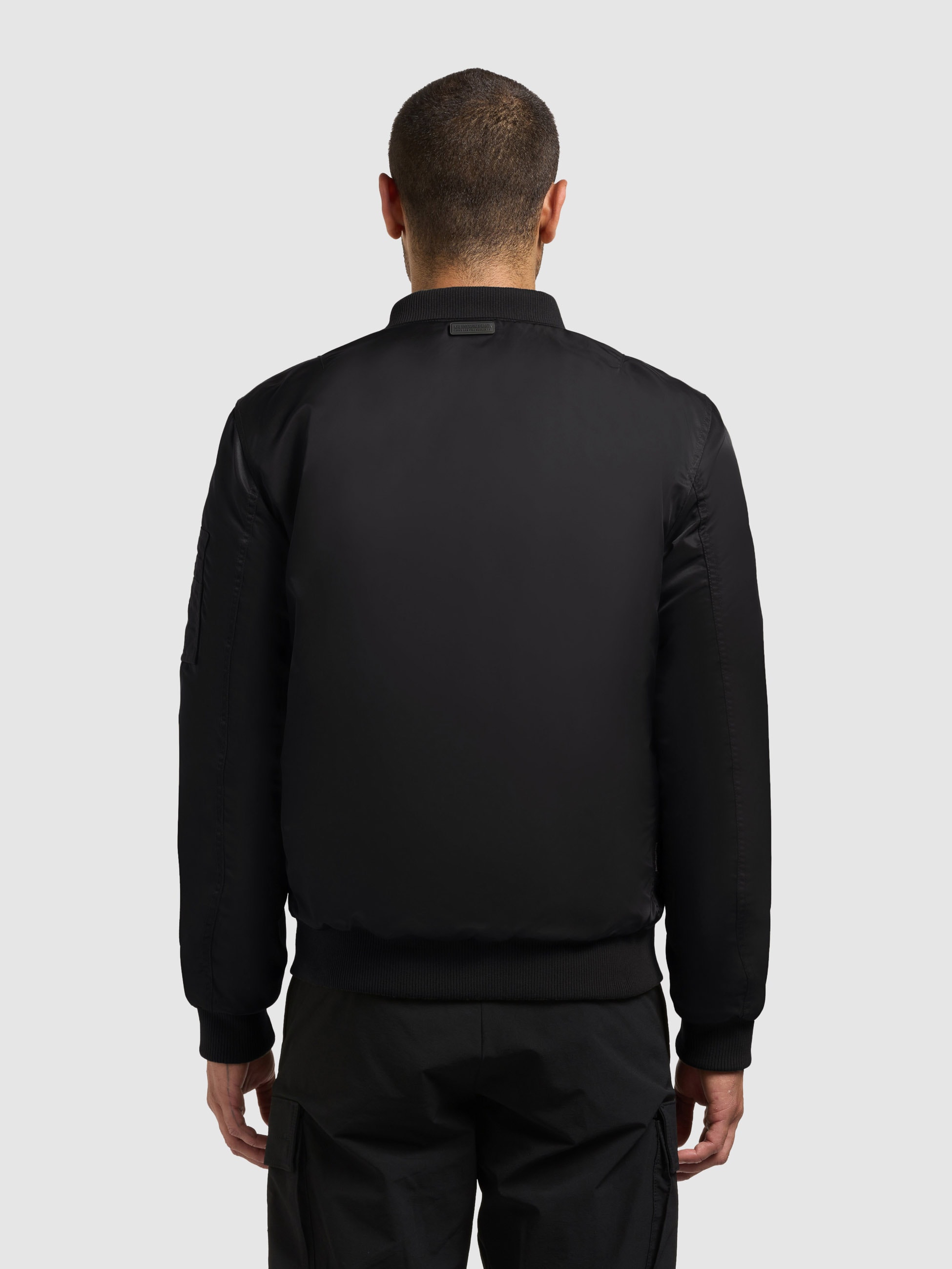 khujo Bomberjacke »ADON« leicht glänzendes Material