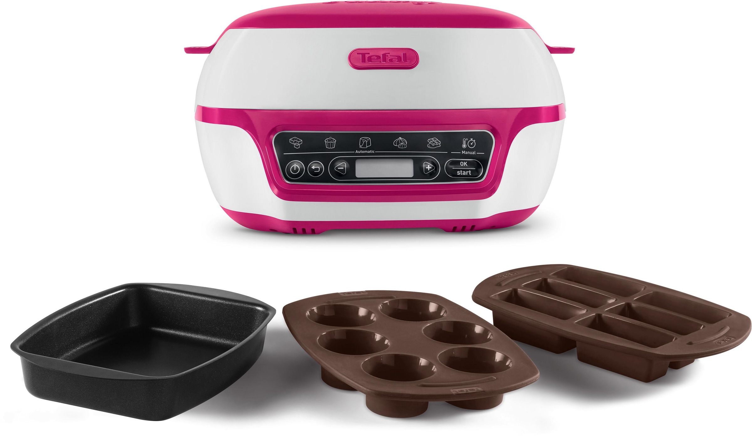 Tefal Kuchenbackautomat »Mini-Ofen KD8018 Cake Factory«, 5 Programme, 1200 W