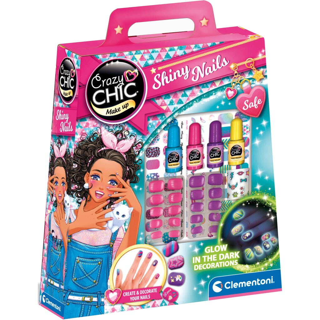 Clementoni® Kreativset »Crazy Chic, Fluoreszierend Nägel«