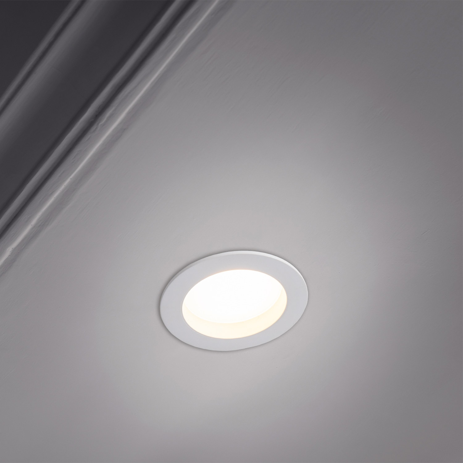 Paco Home Einbauleuchte »Senta«, LED Einbaustrahler LED Strahler Spotlight Flach 3er Set 3000K