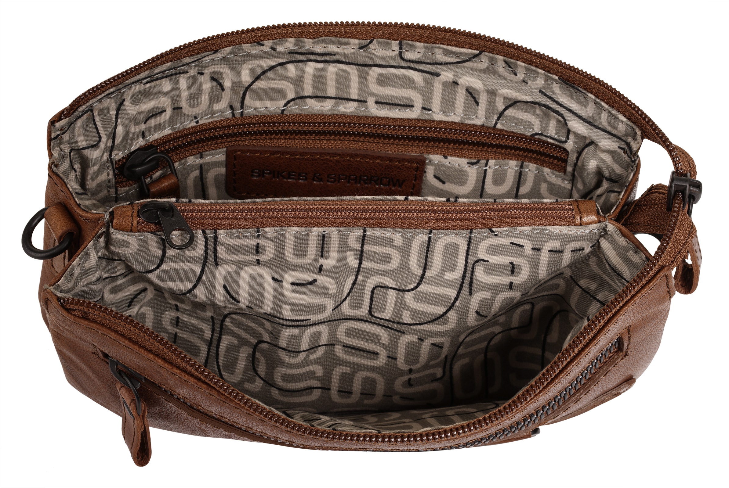Spikes & Sparrow Umhängetasche »CROSS BODY MINI«, echt Leder