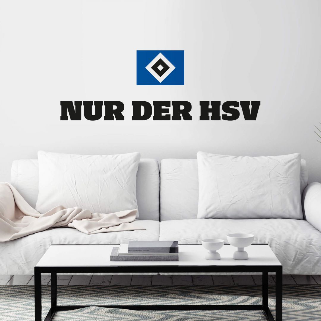 Wall-Art Wandtattoo Nur SV bei der »Hamburger (1 OTTO HSV«, St.)