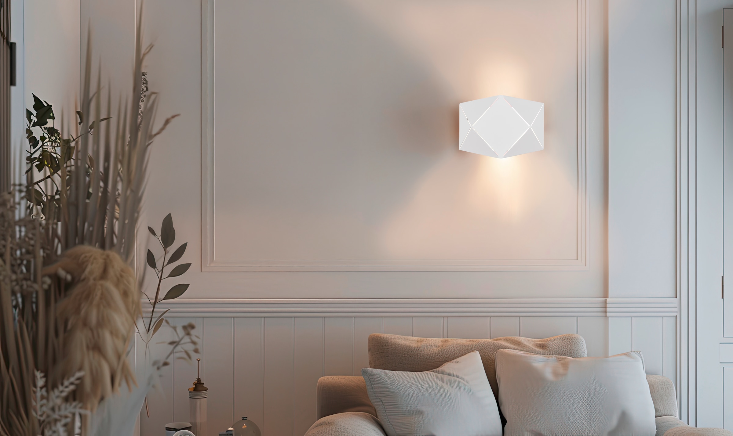 TRIO Leuchten LED Wandleuchte »Zandor« LED-Board 1 Stk. Warmweiß LED Wandlampe mit up-and-down Beleuchtung, 700 Lumen, 3000Kelvin