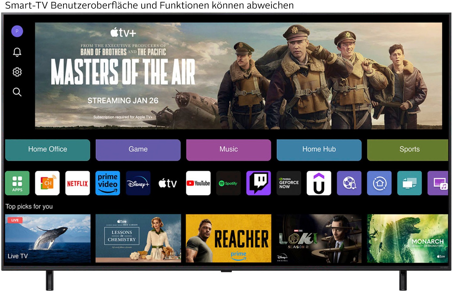 LG QNED-Fernseher »65QNED80A6A«, 4K Ultra HD, Smart-TV