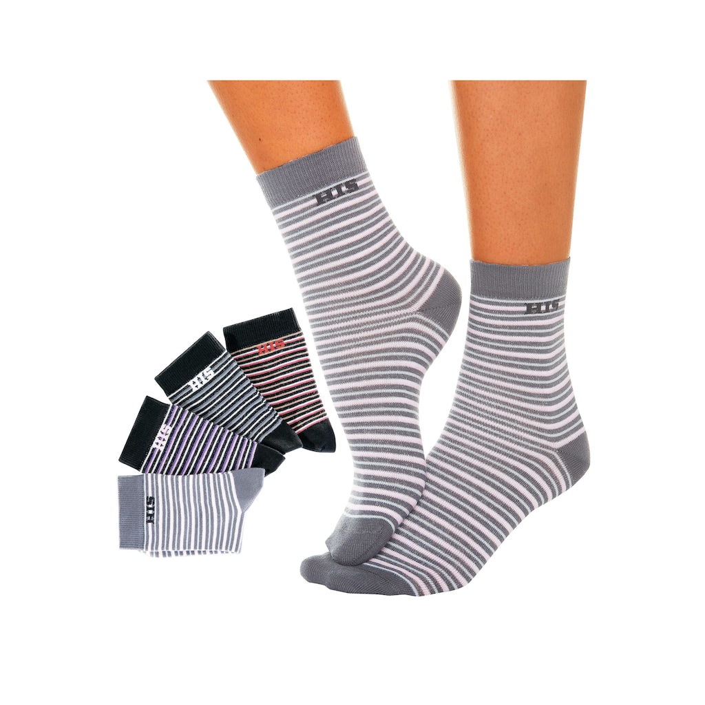 H.I.S Basicsocken, (Set, 4 Paar)