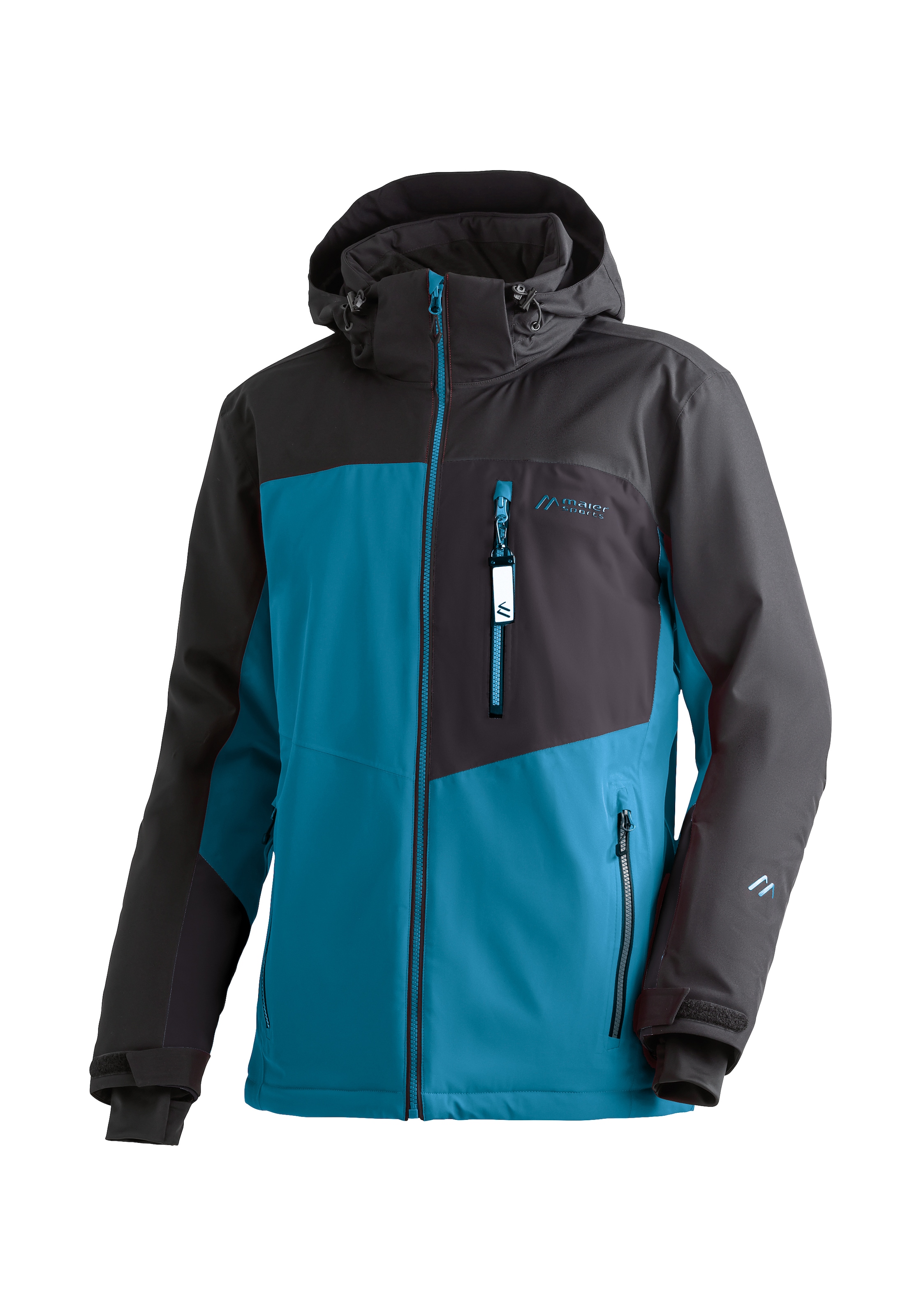 Maier Sports Skijacke »Oravice« Herren Winterjacke mit RV-Taschen und Kapuze, wasserdicht