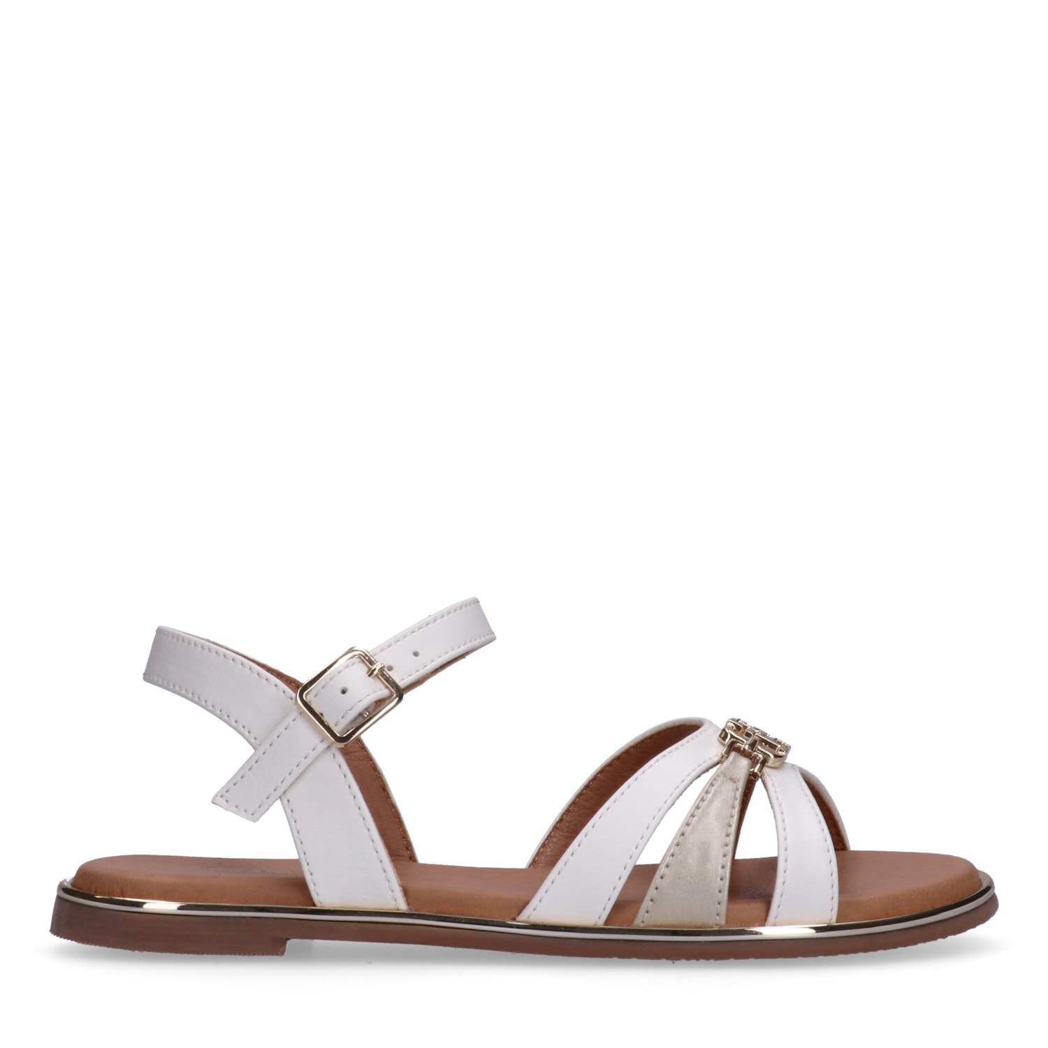Tommy Hilfiger Riemchensandale  Sandalette, Festtagsschuh, Sommerschuh mit Schnallenverschluss