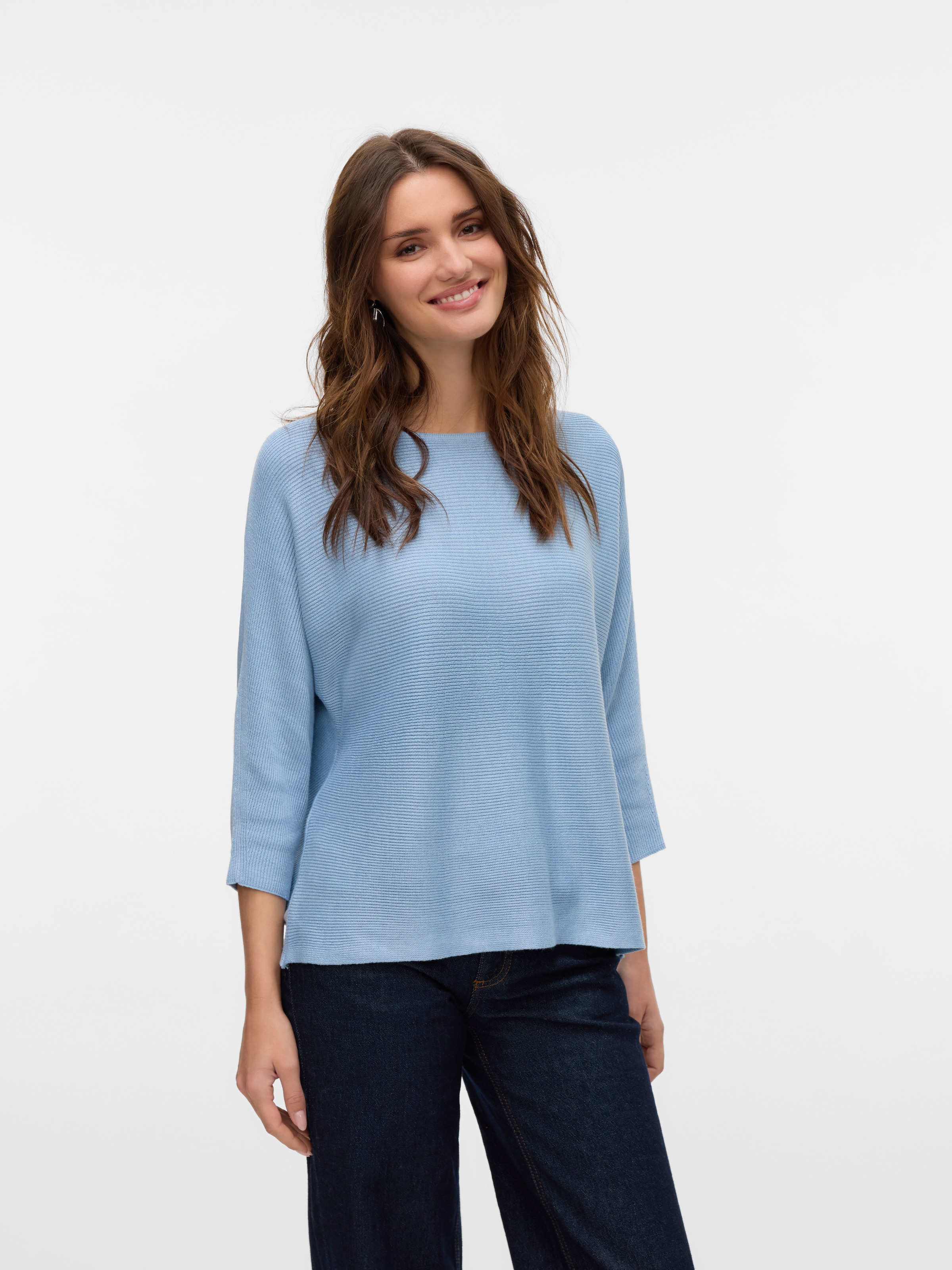 Vero Moda 3/4 Arm-Pullover »VMNORA 3/4 BOATNECK BLOUSE NOOS«