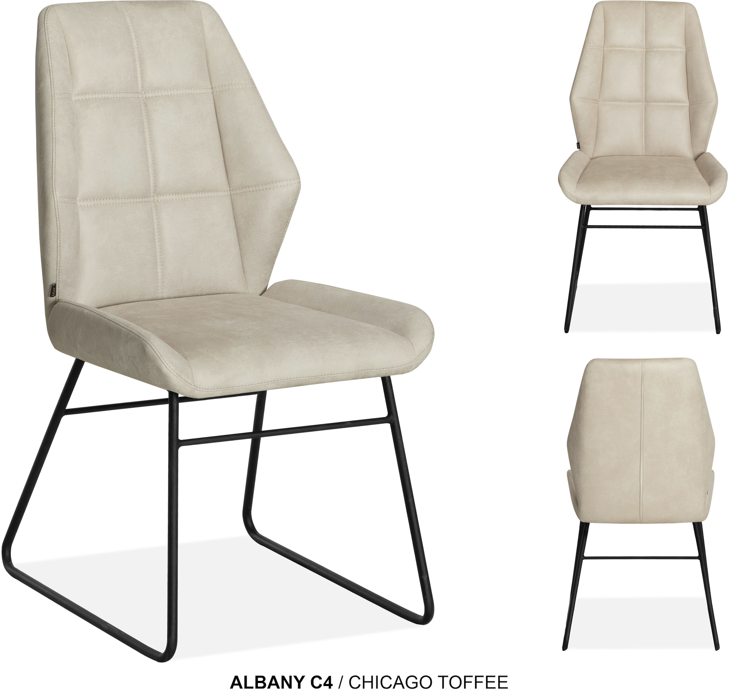 OMG Design Esszimmerstuhl »Albany« (Set) 1 Stk.Esszimmerstuhl, pflegeleichter Bezug