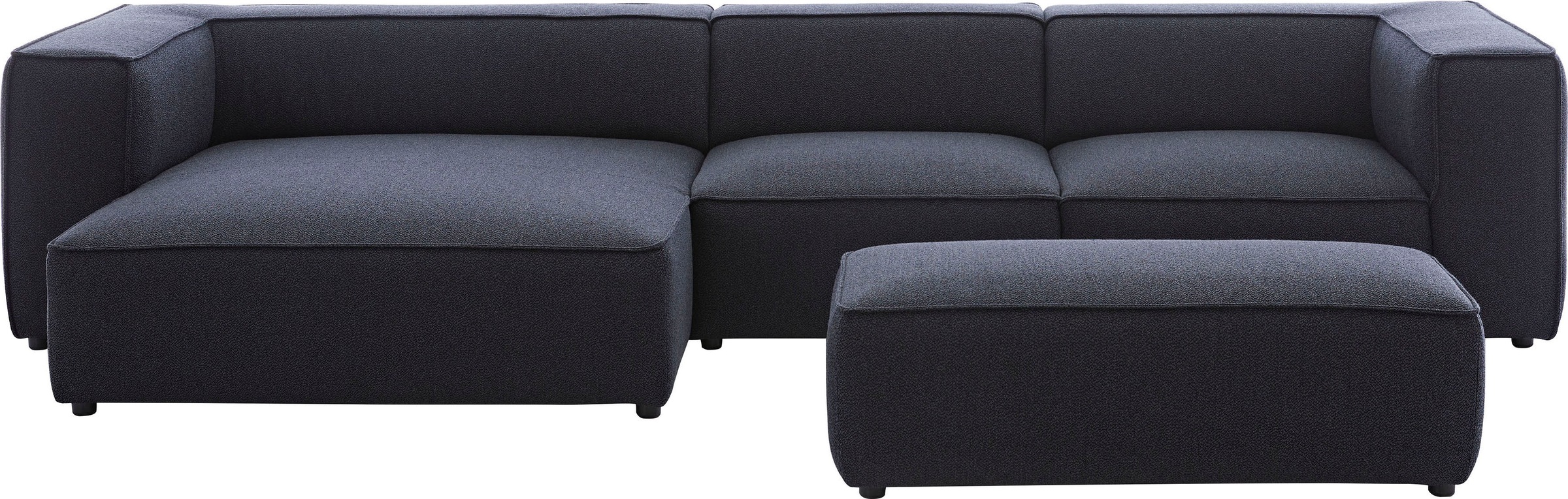 W.SCHILLIG Ecksofa »around-the-block«, mit eleganter Biese, mit Federkern, Breite 341 cm