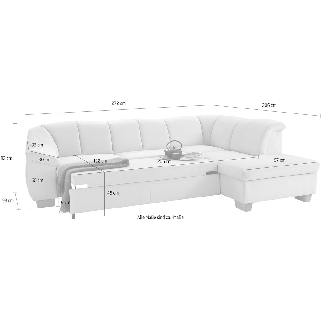 sit&more Ecksofa »Santo«