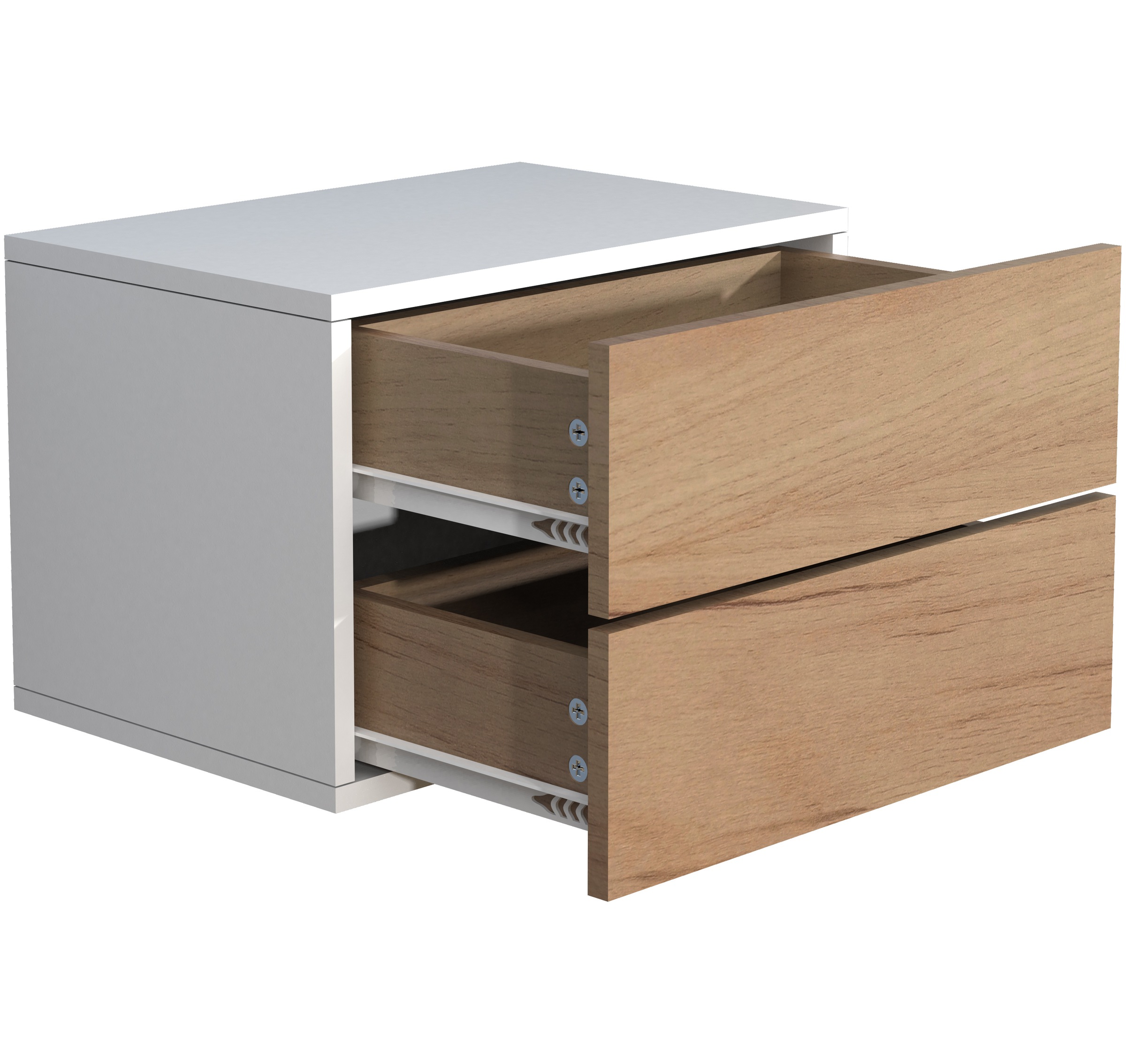 VCM Nachttisch »Holz Wandschublade Wand Hänge Nachttisch Usal L45«