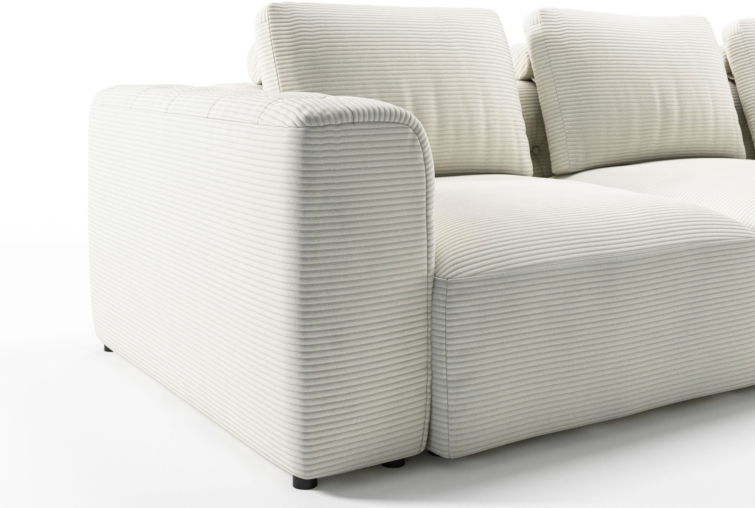 RAUM.ID 3-Sitzer »Cushid«, Modulsofa, bestehend aus 3 Teilen, Breite 300 cm