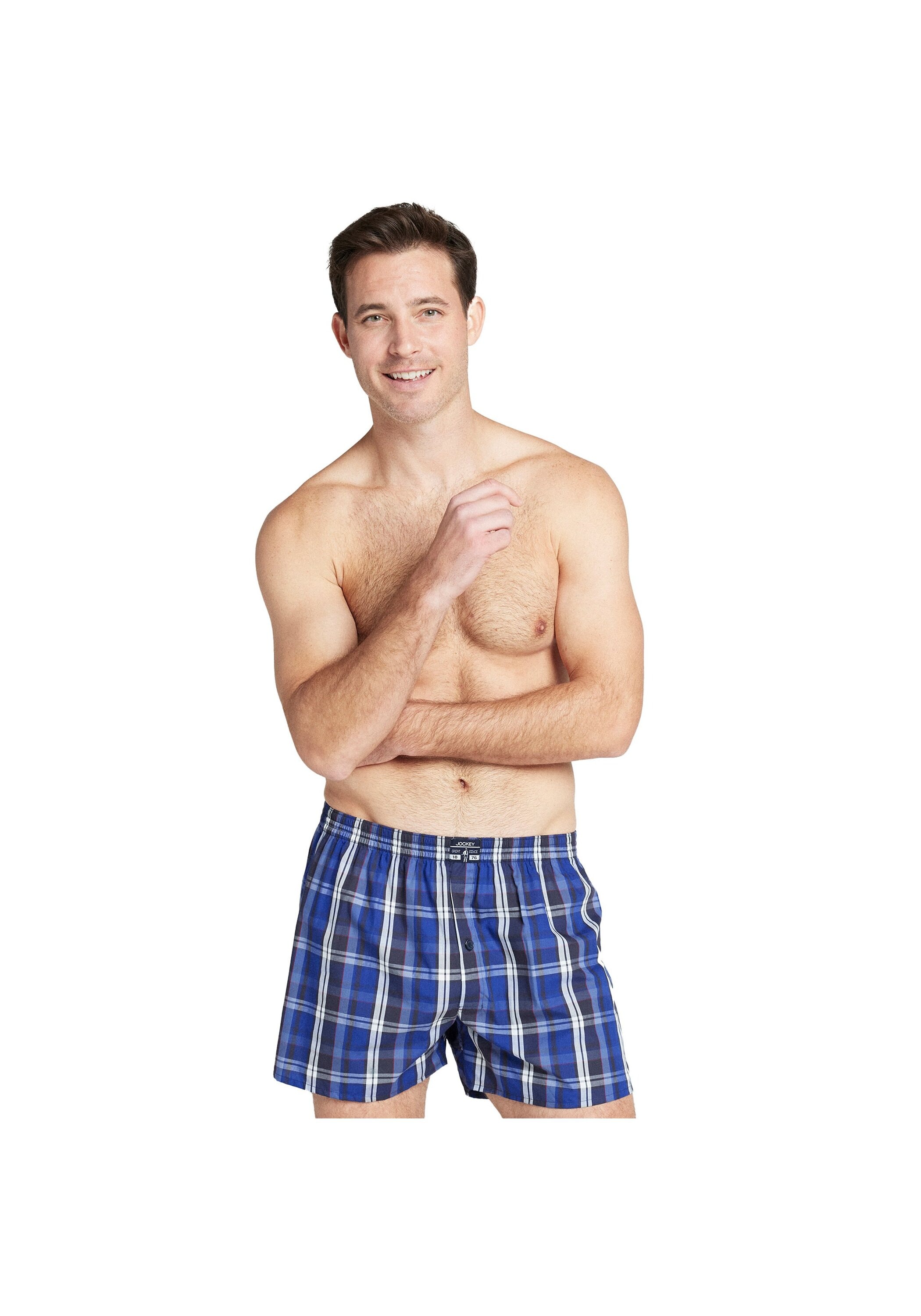 Jockey Webboxer »Web-Boxershorts Everyday Striped Boxer Woven 2er Pack«