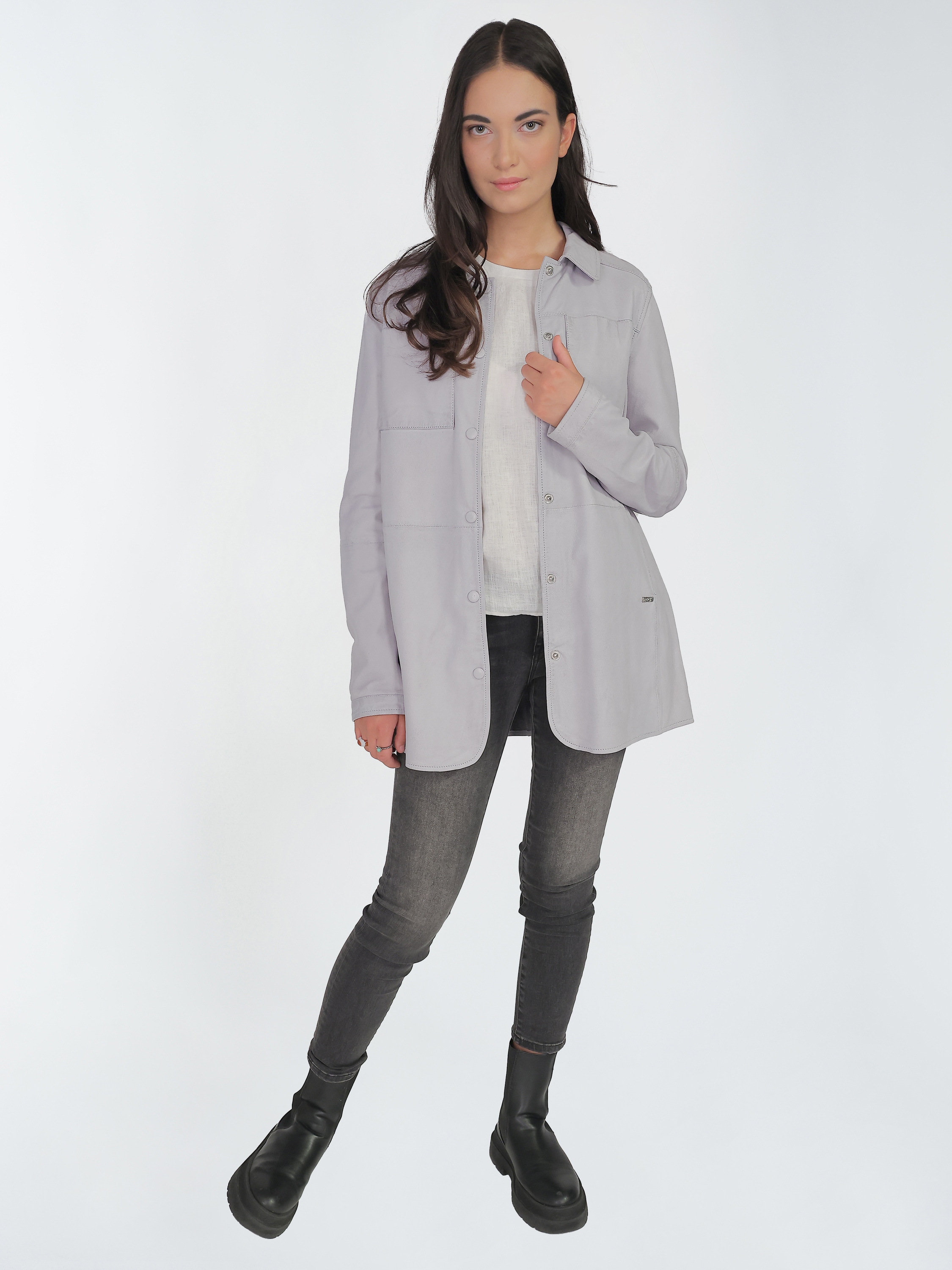 Maze Lederjacke »Lederhemd 42020135«