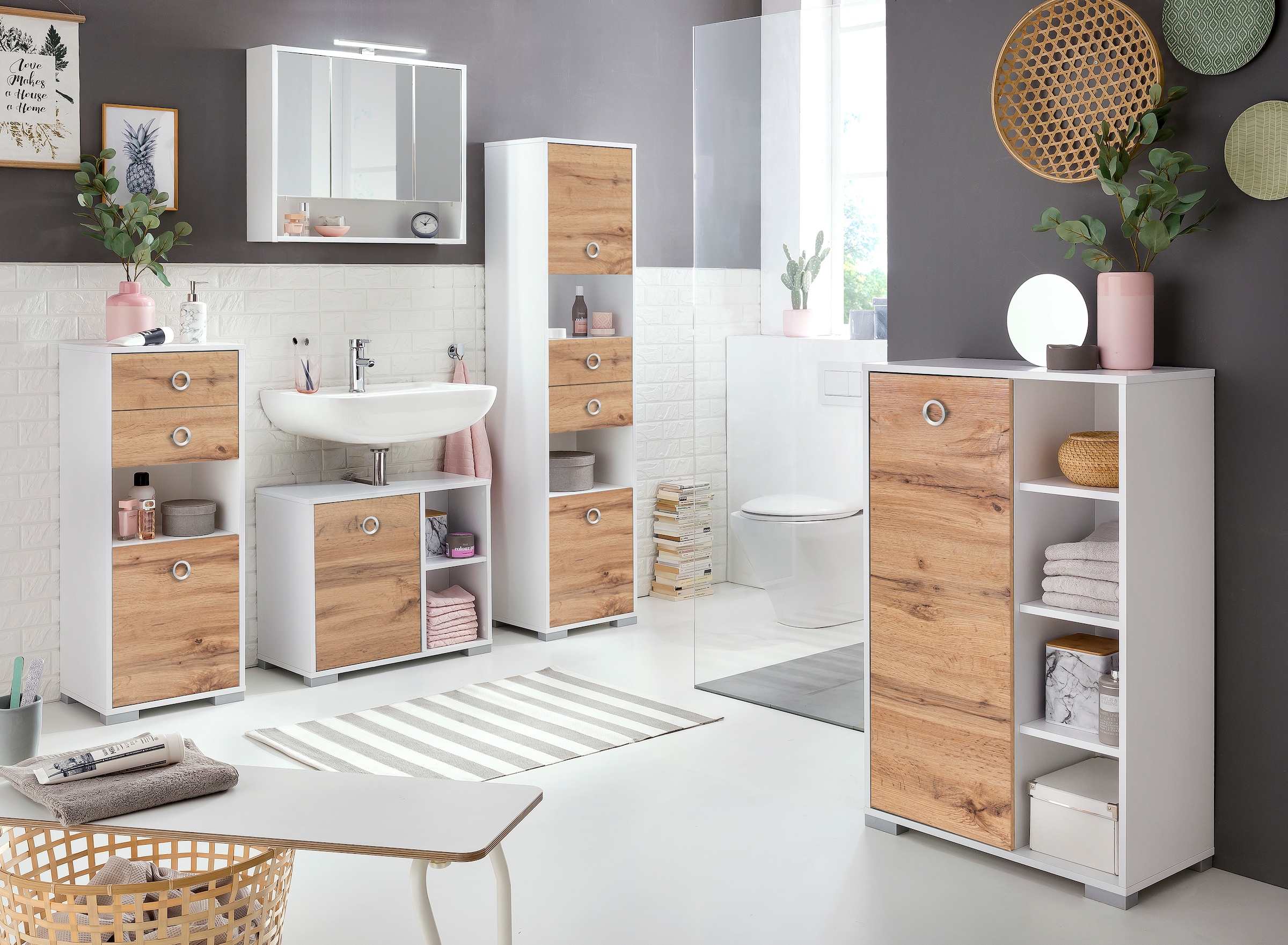 welltime Hochschrank »Kimi, Breite 40,5 cm« 1 Stk. tlg. Solide Verarbeitung - Dieses Produkt ist in Deutschland gefertigt