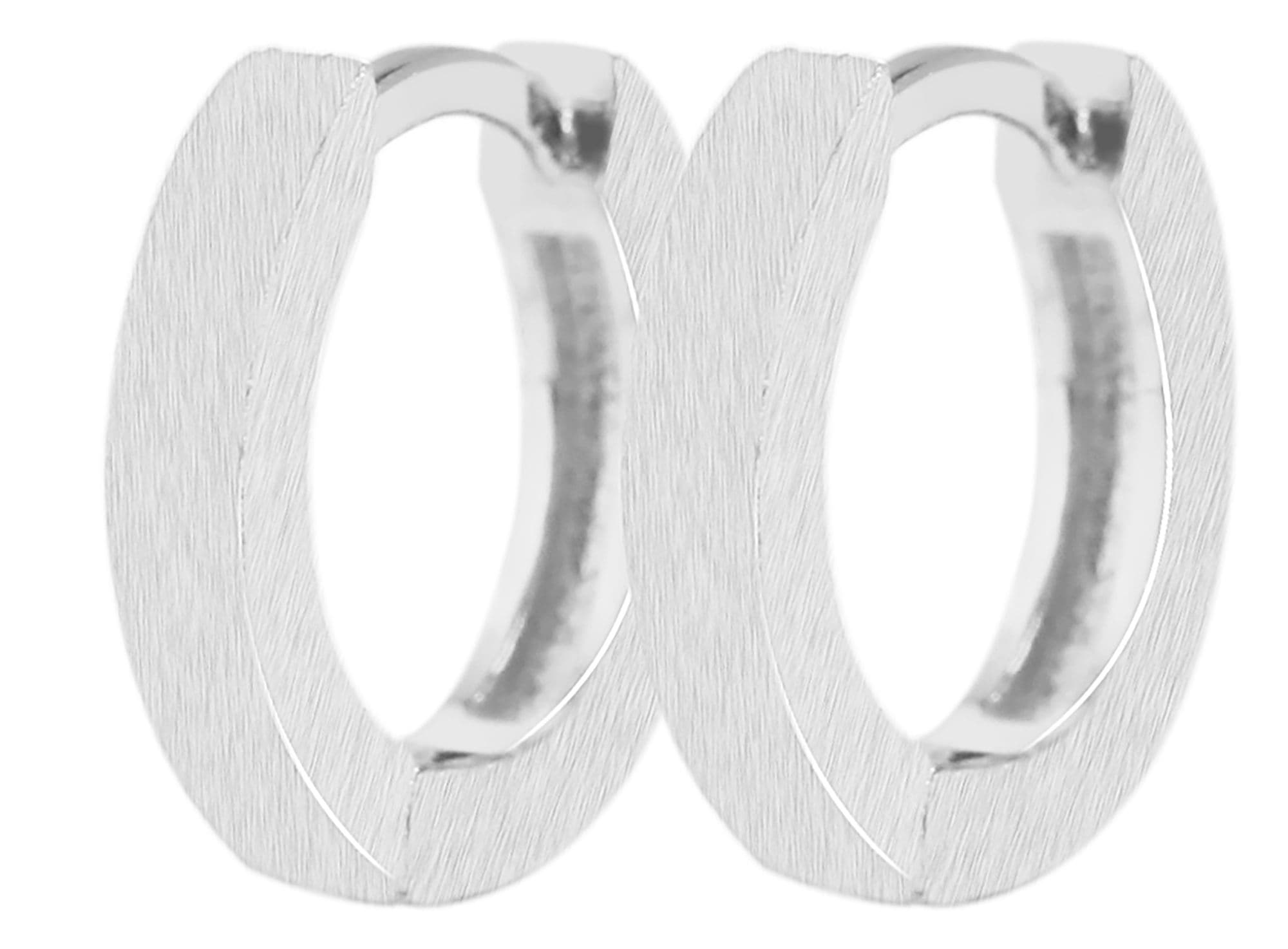 Adelia´s Paar Creolen »Damen Ohrringe ¿ Klappcreole aus 925 Silber«