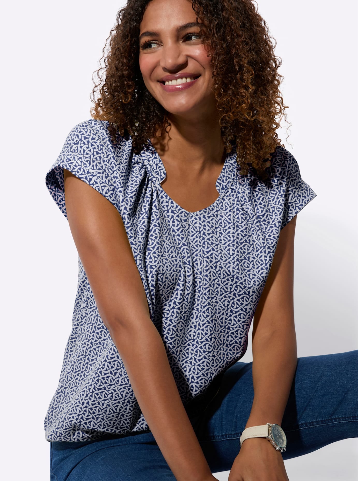 Inspirationen Kurzarmshirt »Kurzarm-Shirt«, 1 tlg.
