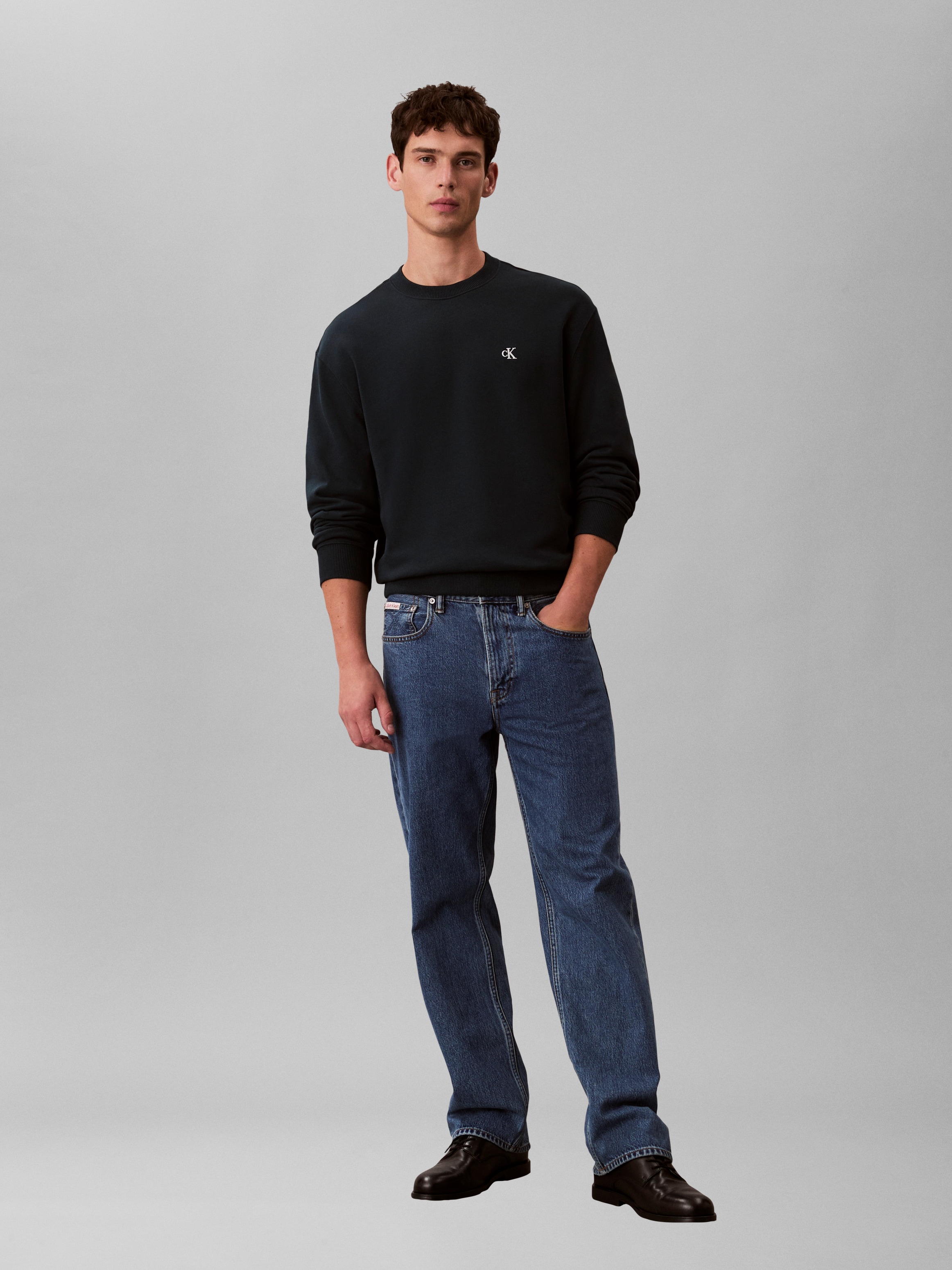 Calvin Klein Jeans Sweatshirt , Regular fit mit Rundhalsausschnitt
