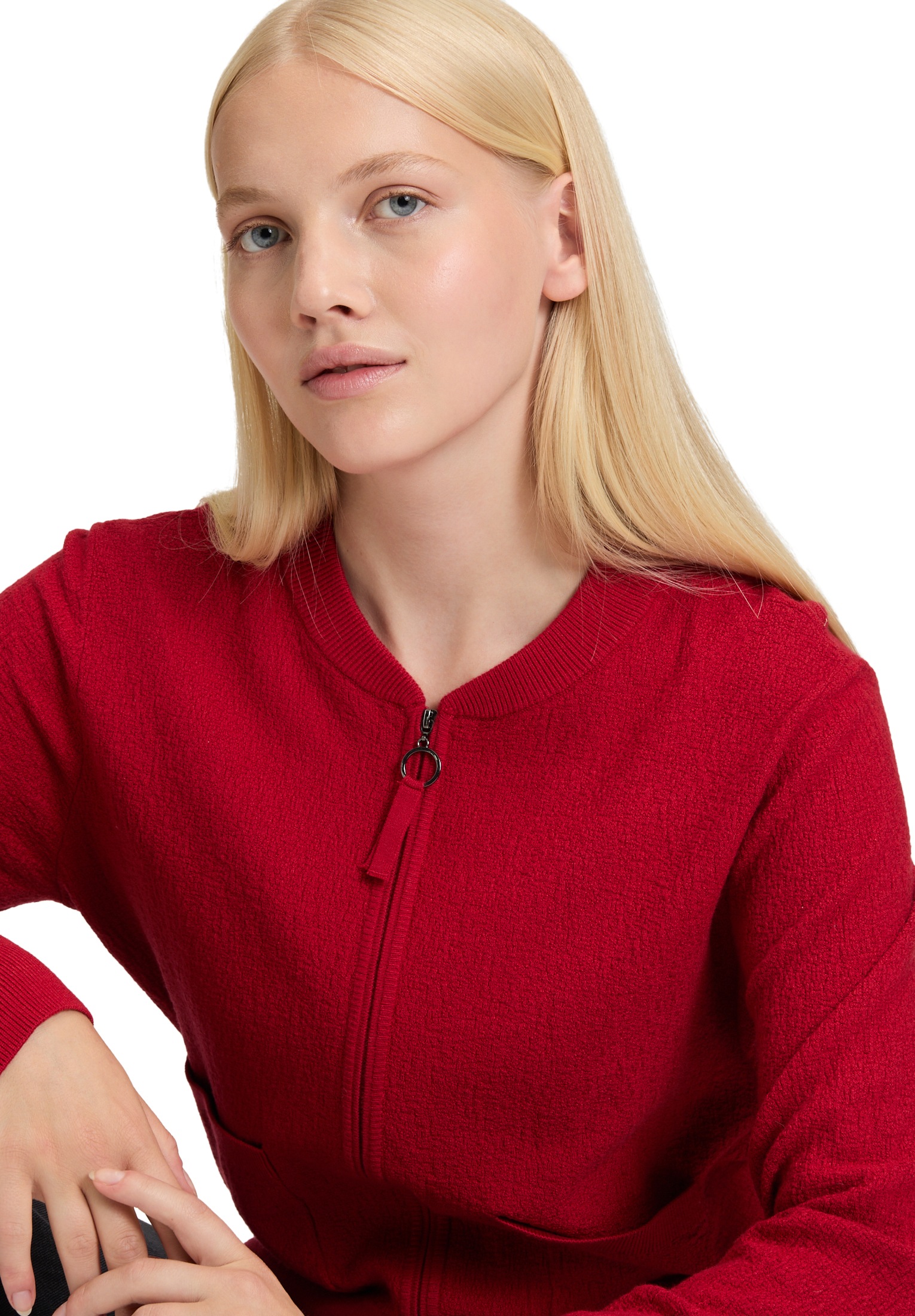 Betty&Co Cardigan »Strick-Cardigan mit Reißverschluss«