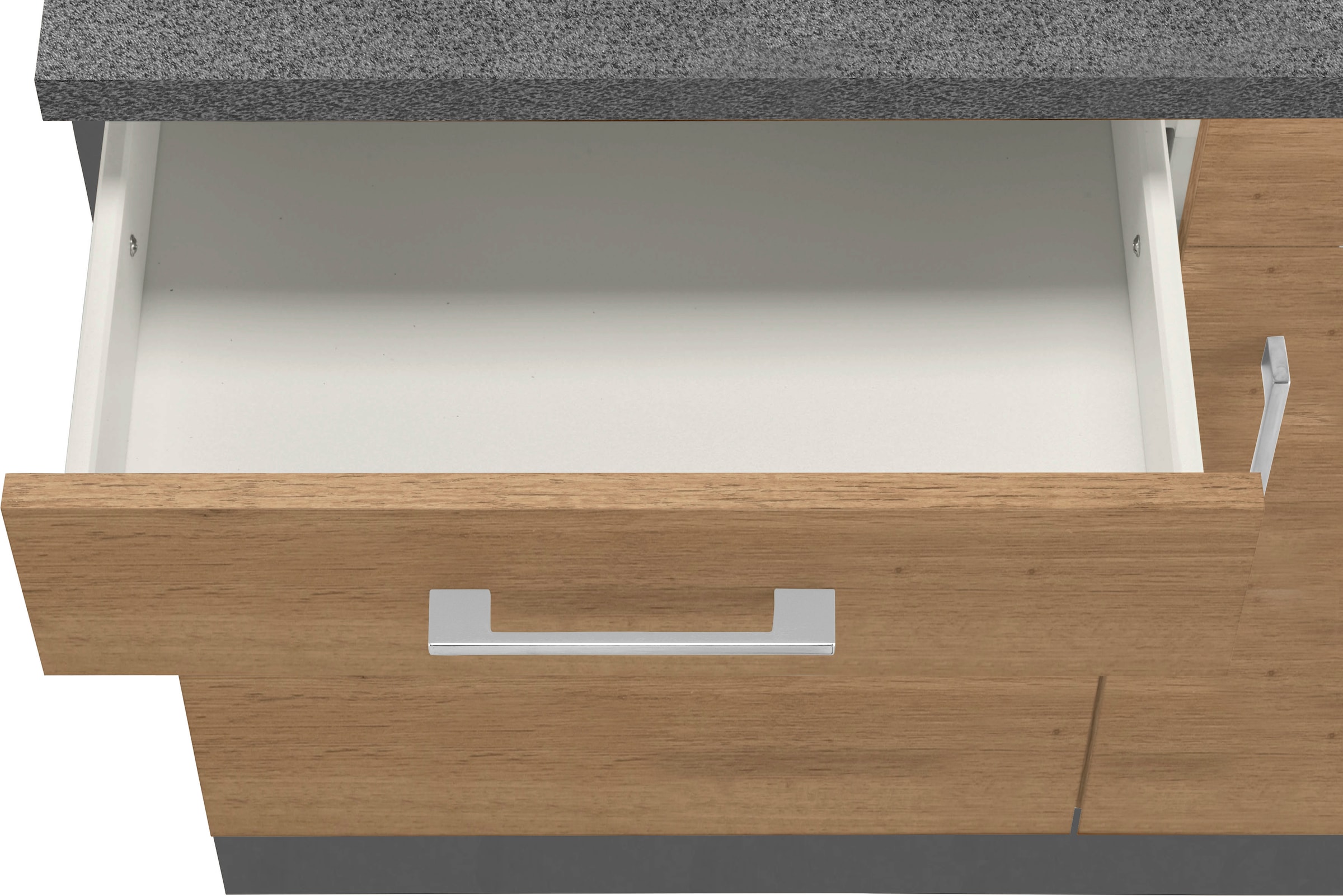 KOCHSTATION Winkelküche »KS-Colmar«, mit E-Geräten, Stellbreite 210/300 cm