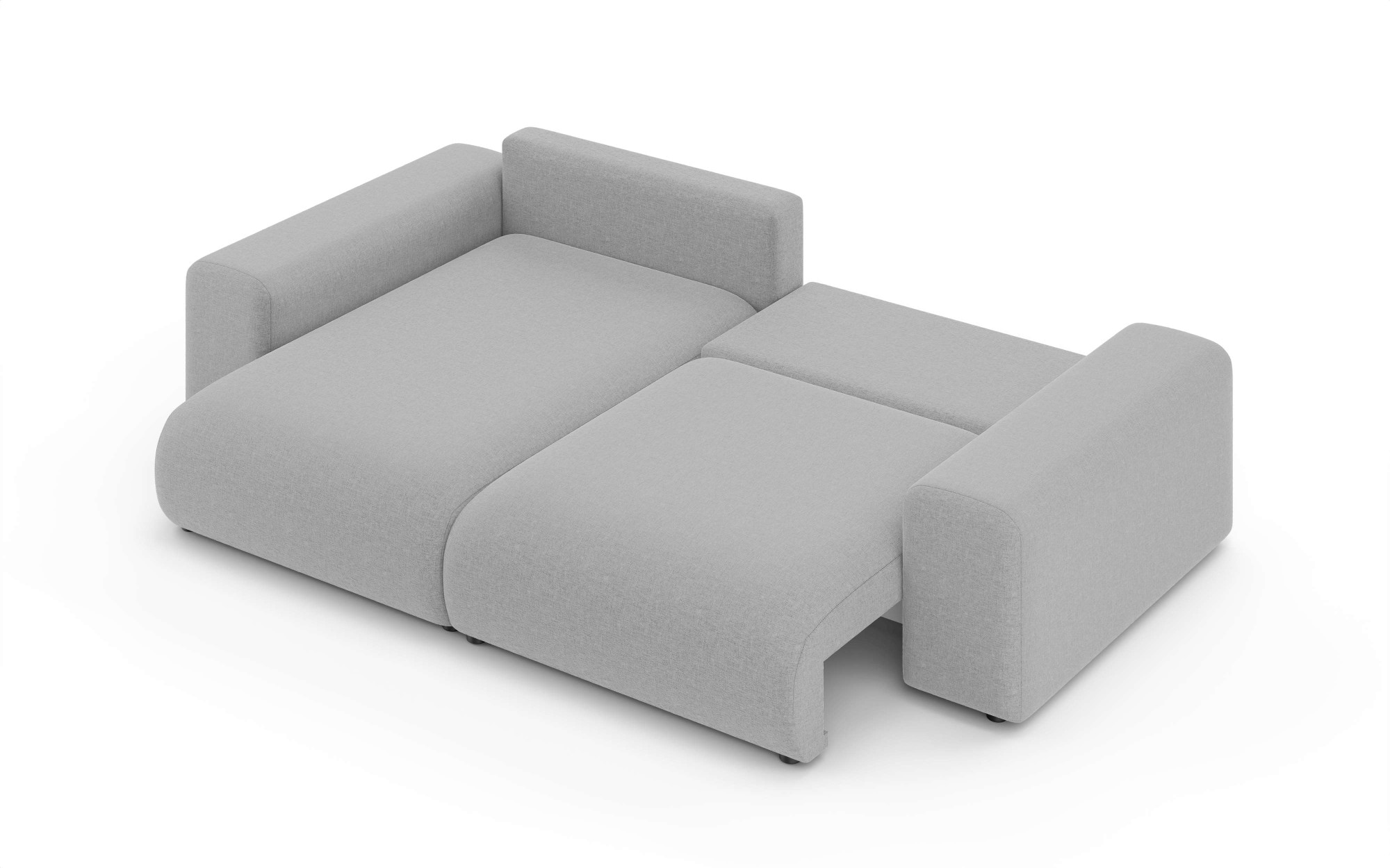 INOSIGN Ecksofa »LAKESIDE mit Bettfunktion und Bettkasten, B/T/H 257/166/84 cm«, L-Form, Recamiere beidseitig montierbar, Wellenunterfederung