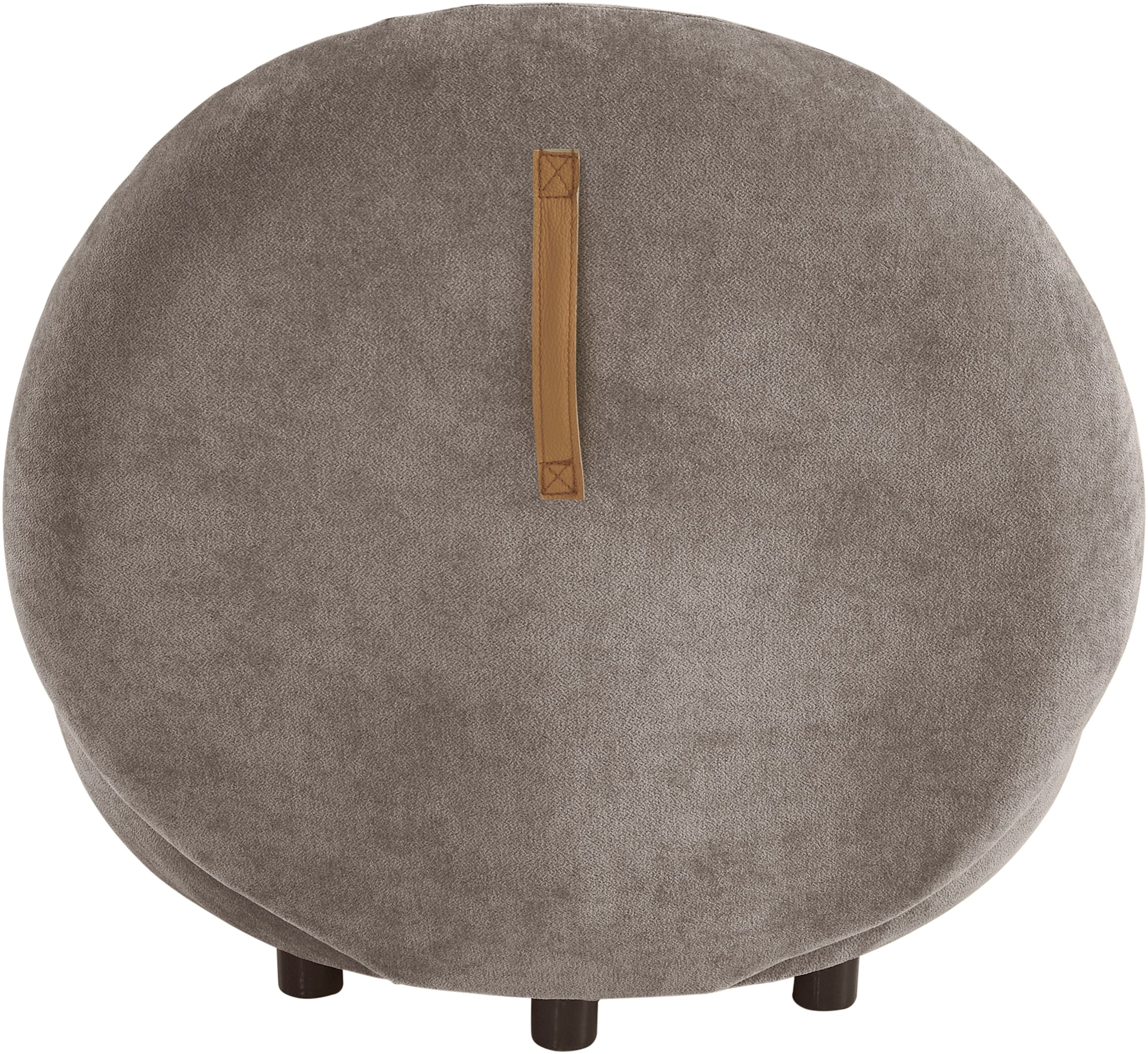 s.Oliver Sessel », moderner Designsessel mit Lederriemen, handgefertigt, softes Design« hochwertig, zum Wohlfühlen in Luxus-Microfaser/Struktur oder in Bouclé