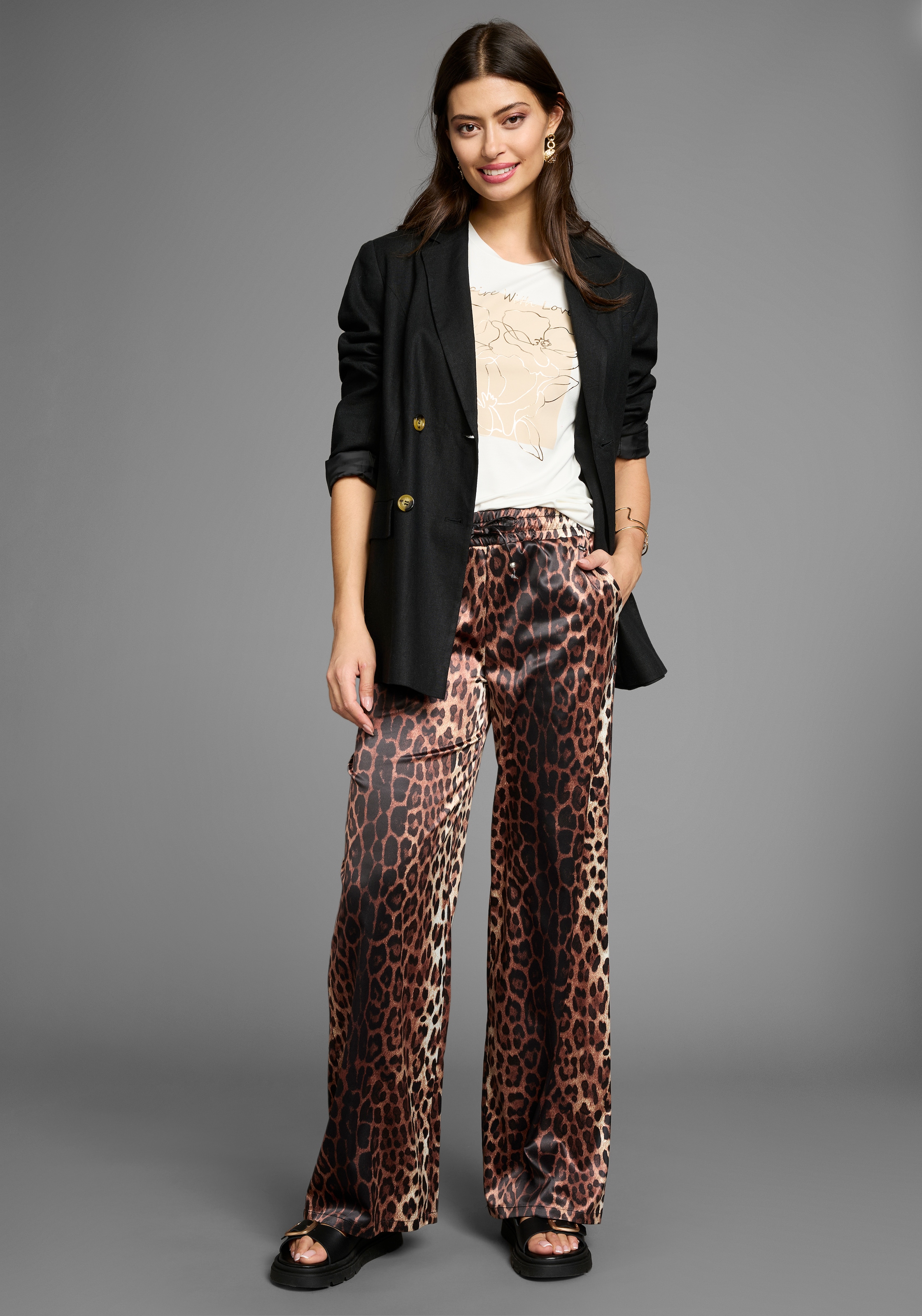 Laura Scott T-Shirt, mit Frontprint