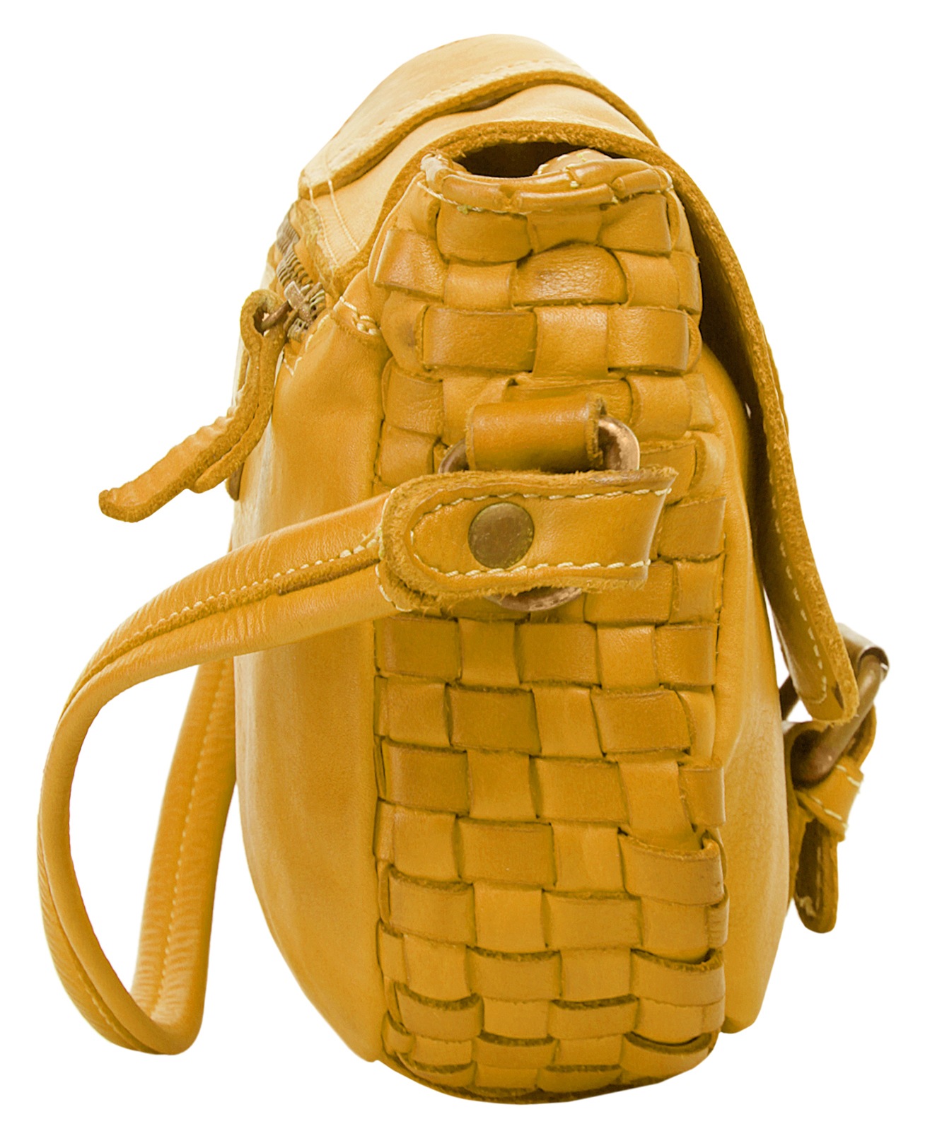 Cluty Umhängetasche, echt Leder, Made in Italy