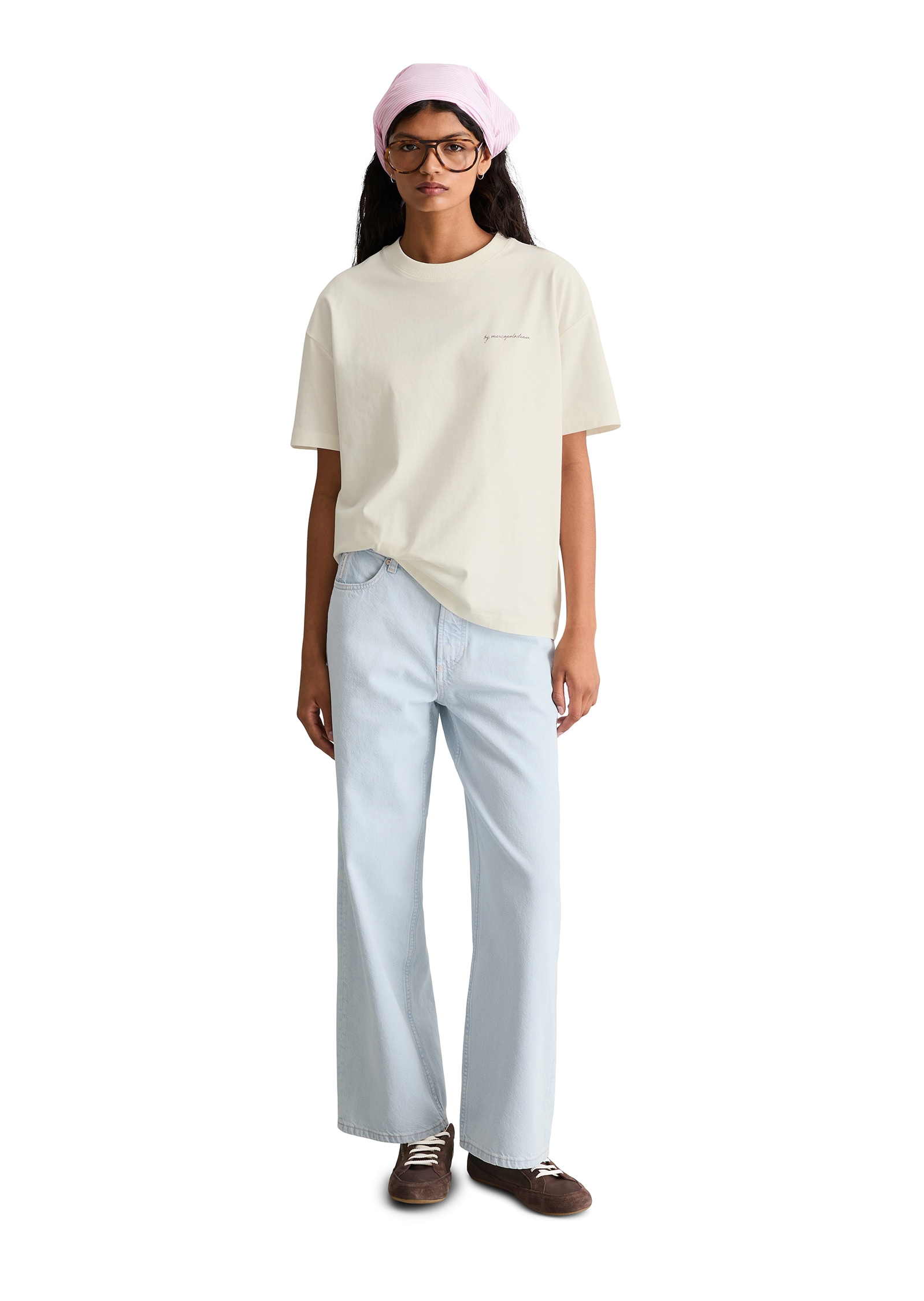 Marc O'Polo DENIM T-Shirt relaxed mit Rückenprint