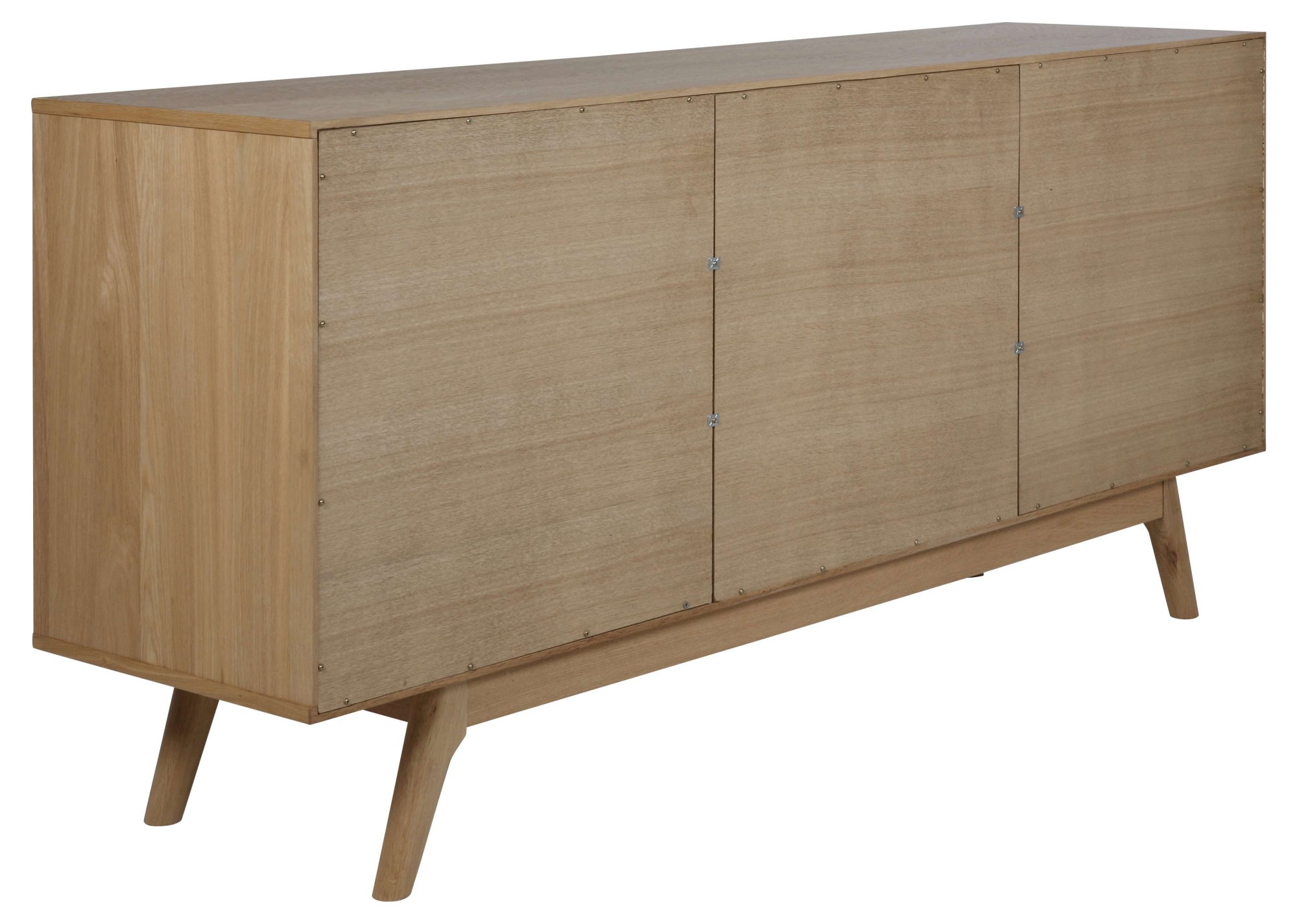 ACTONA GROUP Sideboard »Marte«, Anrichte, Eiche/Furnier, 2 Schiebetüren, 4 Schubladen, Breite 180 cm