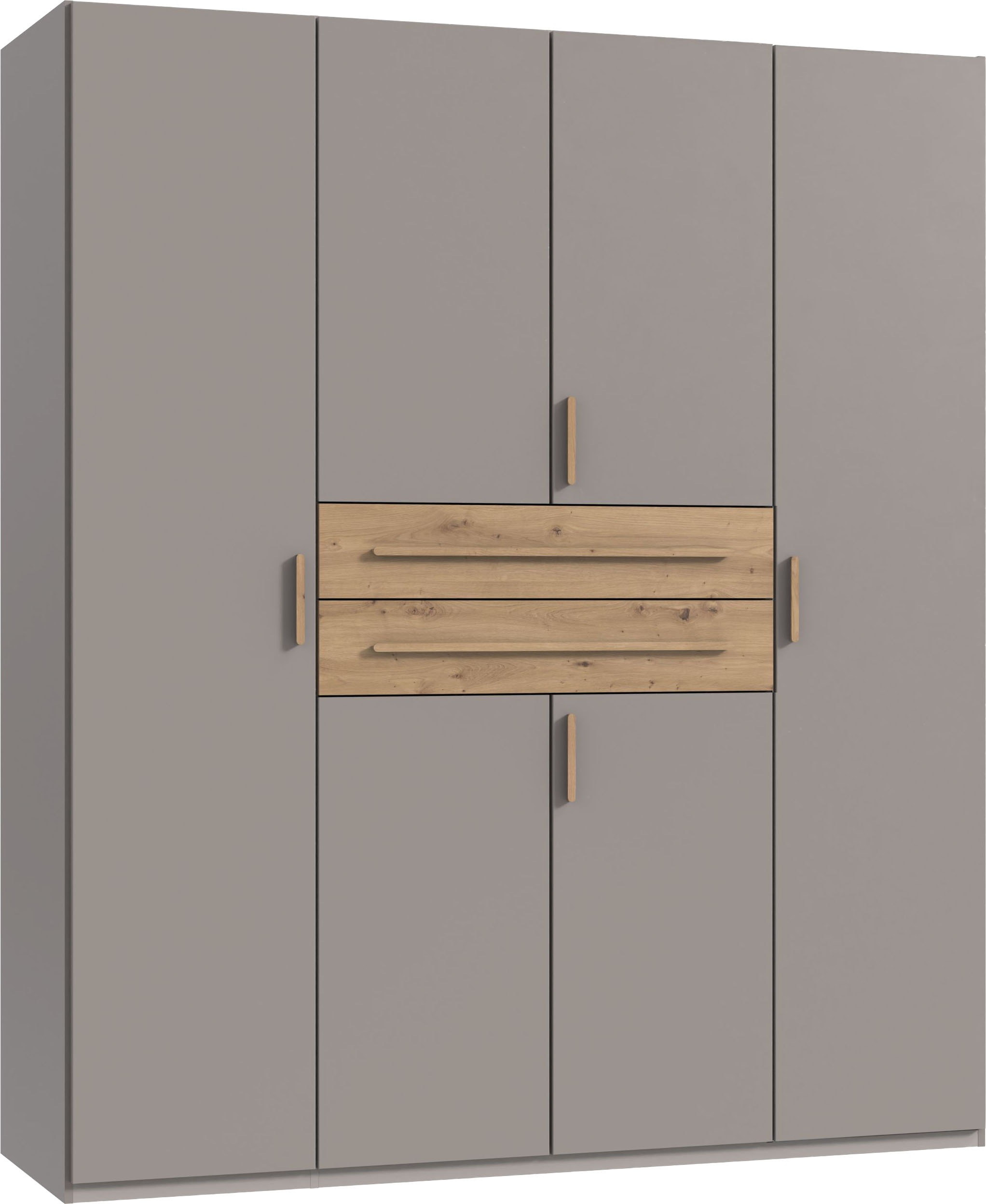 Wimex Drehtürenschrank »Digit, erhältlich in den Breiten 180cm, 225cm oder 270cm« Schlafzimmer Schrank Bestseller in moderner Optik,  Kleiderschrank inkl. zwei Schubkästen in zentraler Höhe