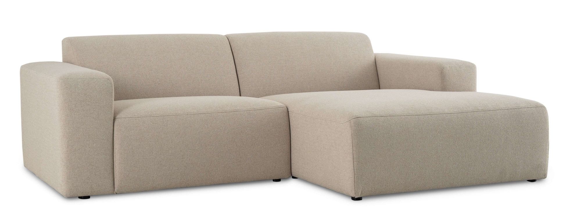 INOSIGN Ecksofa »Koa,228cm, L-Form, Modulsofa, Webstoff, Cord«, Designsofa, weicher Lounge-Sitzkomfort, Welleunterfederung, bodentief