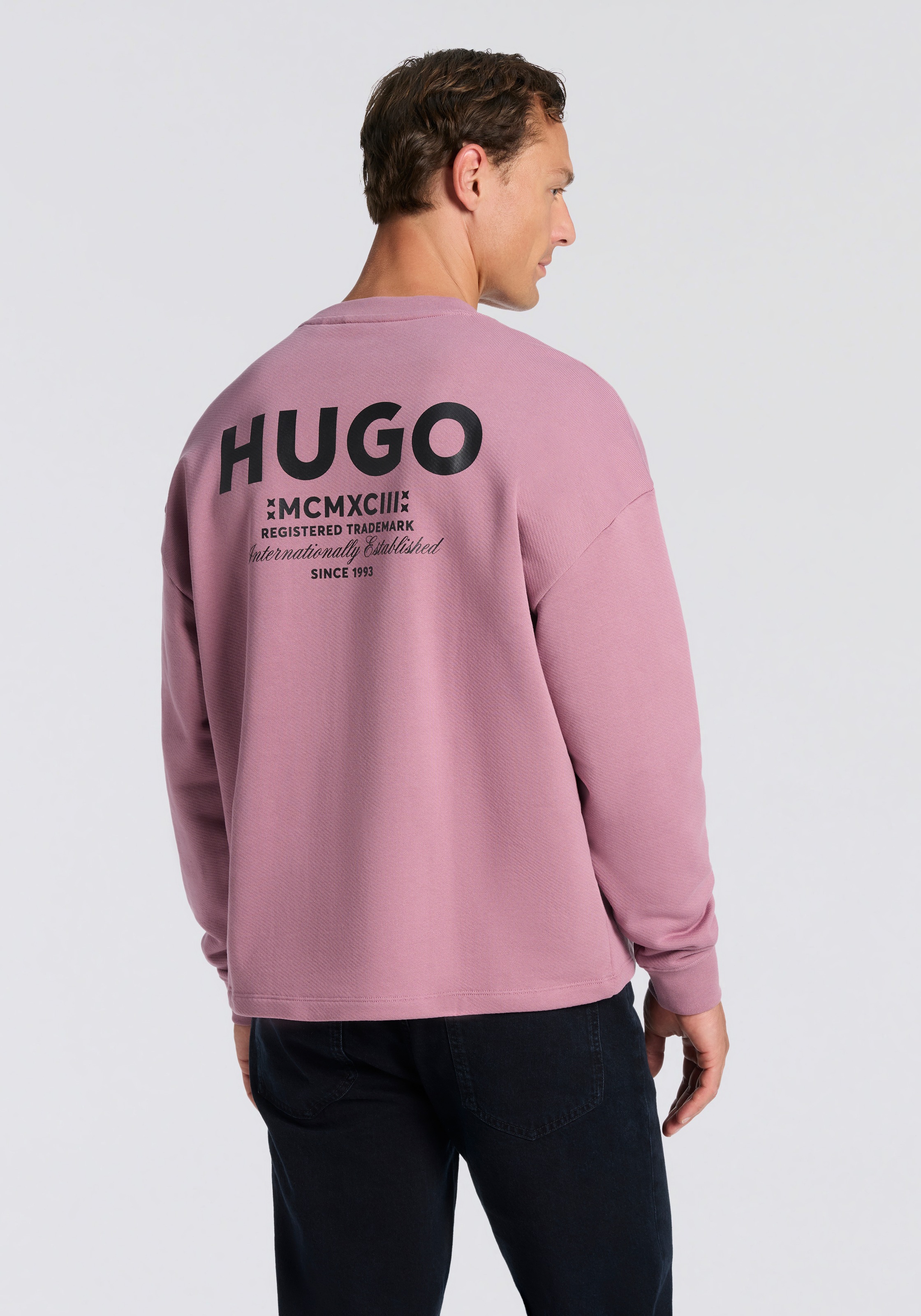 HUGO Blue Sweatshirt »Naviu«, mit Rückendruck
