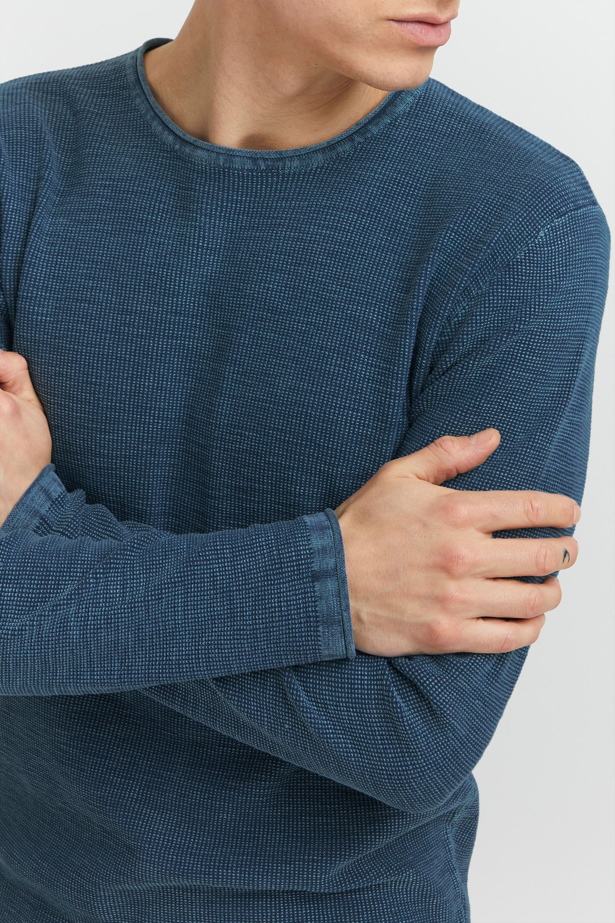 Indicode Strickfleece-Pullover »Strickpullover IDKarpo«