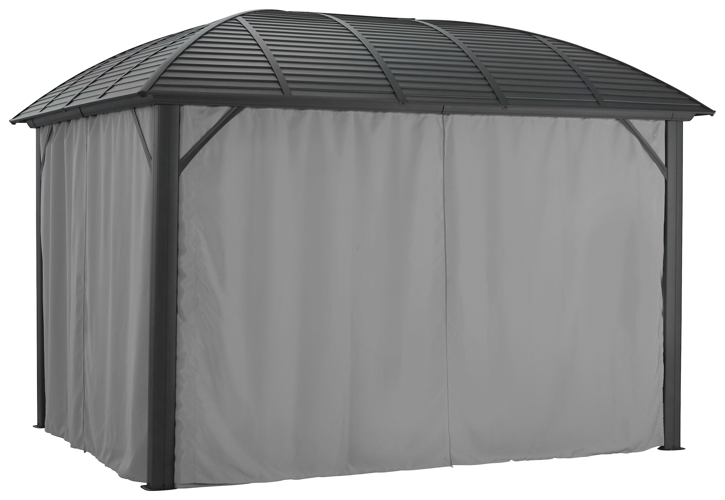 KONIFERA Pavillon »Juni«, BxT: 300x365 cm oder 300x425 cm, Aluminiumgestell