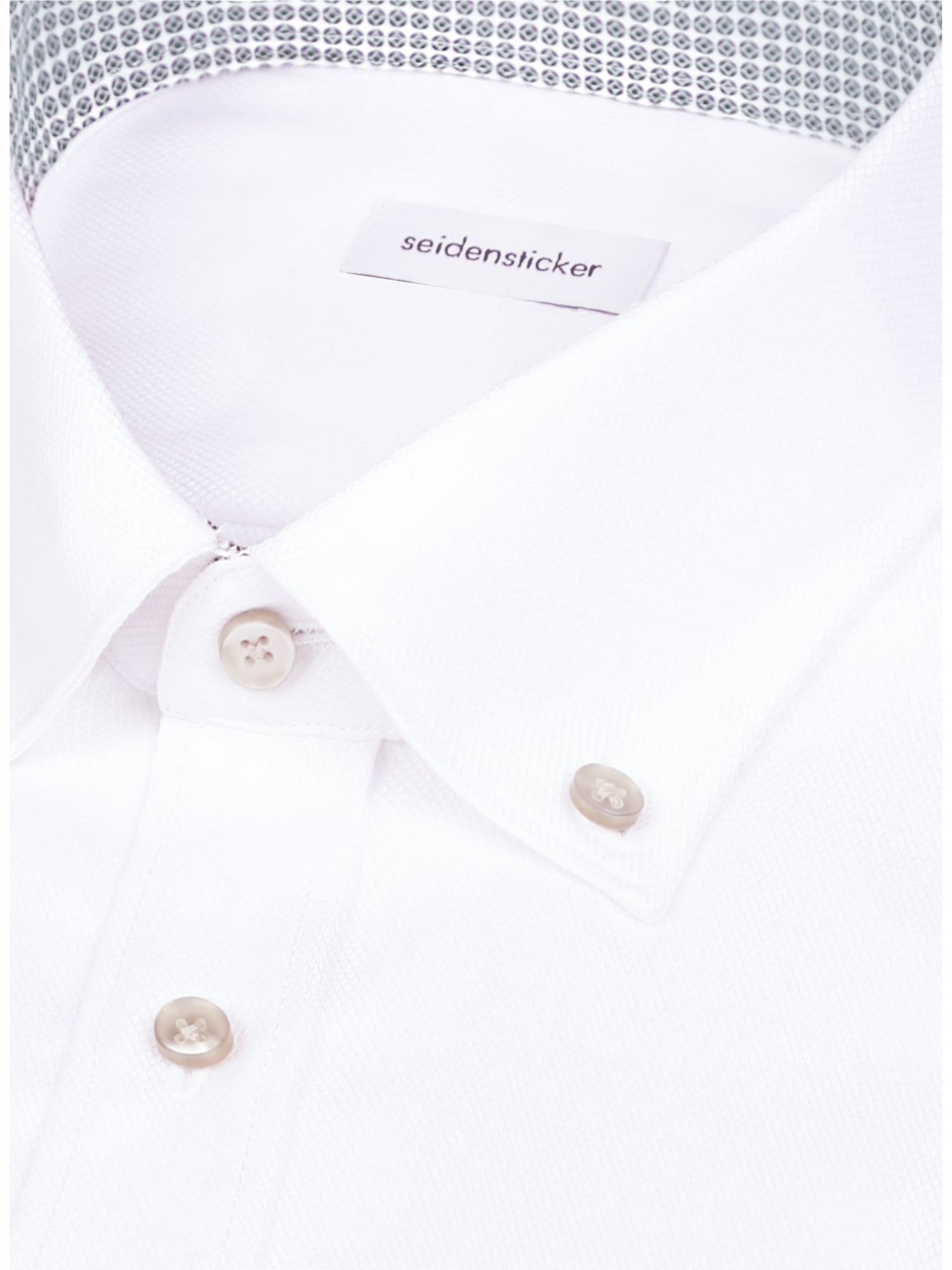 seidensticker Businesshemd »Schwarze Rose« Shaped 1/2 Button-Down-Kragen Struktur
