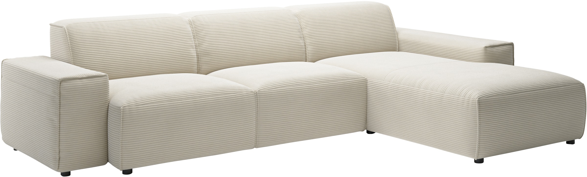andas Ecksofa »Glimminge auch in Breitcord, Feincord, Bouclé + Easy care-Bezug«, L-Form, Breite 294, Zierkissen