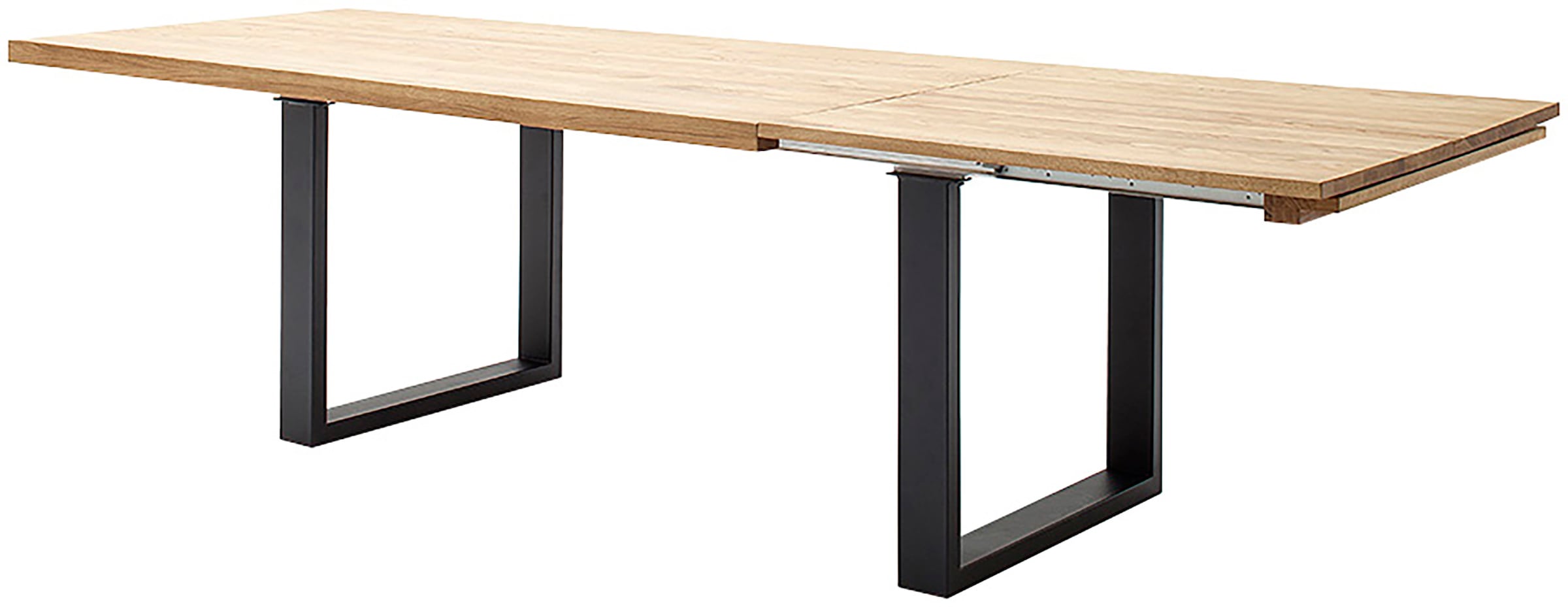 MCA furniture Kulissen-Esstisch »Dayton Esstisch Kufentisch«, Synchronauszug,ausziehbar,eiche,massiv,extra lang,XXL,belastbar 50 kg