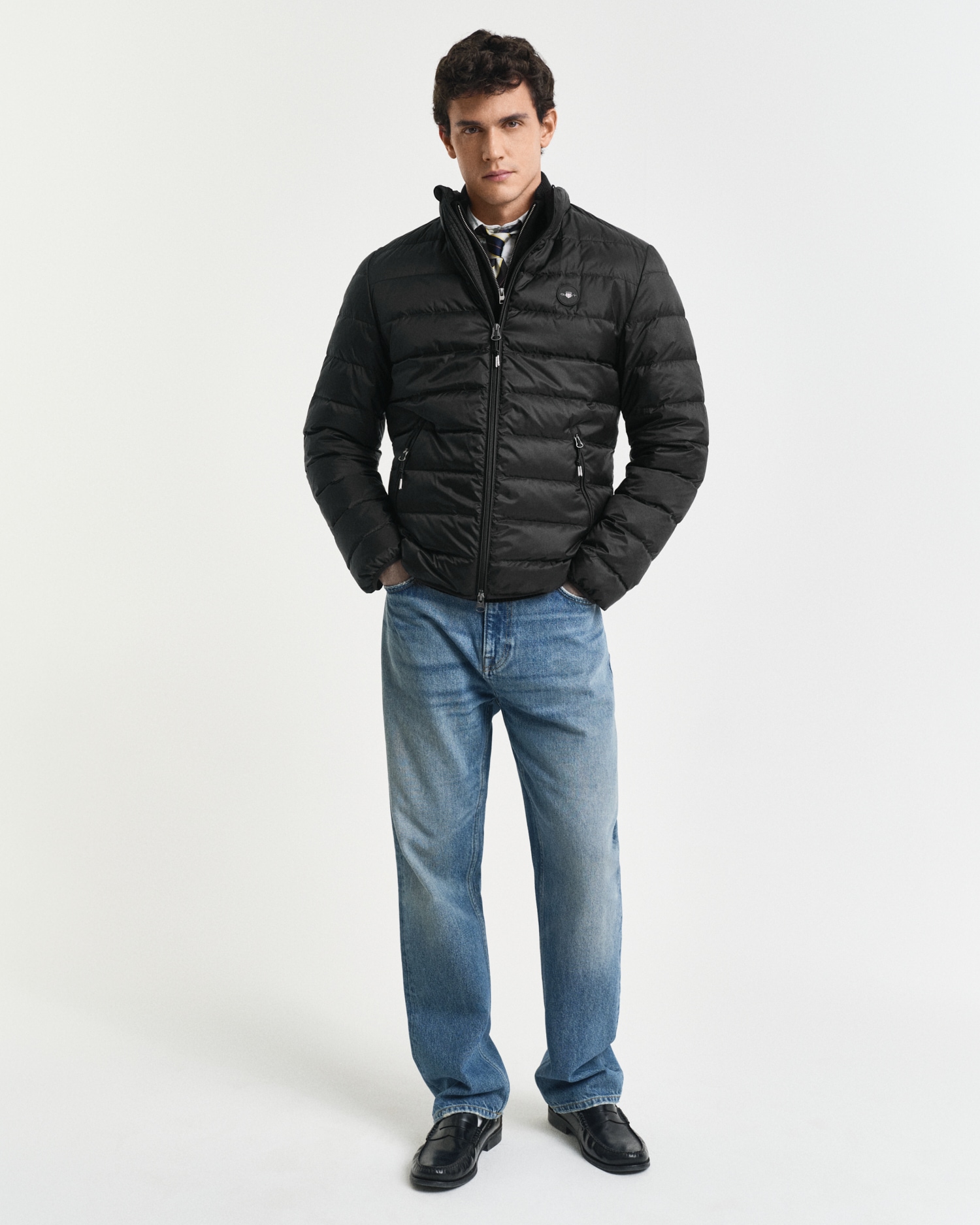Gant Steppjacke »LIGHT DOWN JACKET«, 2-Wege-Reißverschluss, Übergangsjacke, regular fit