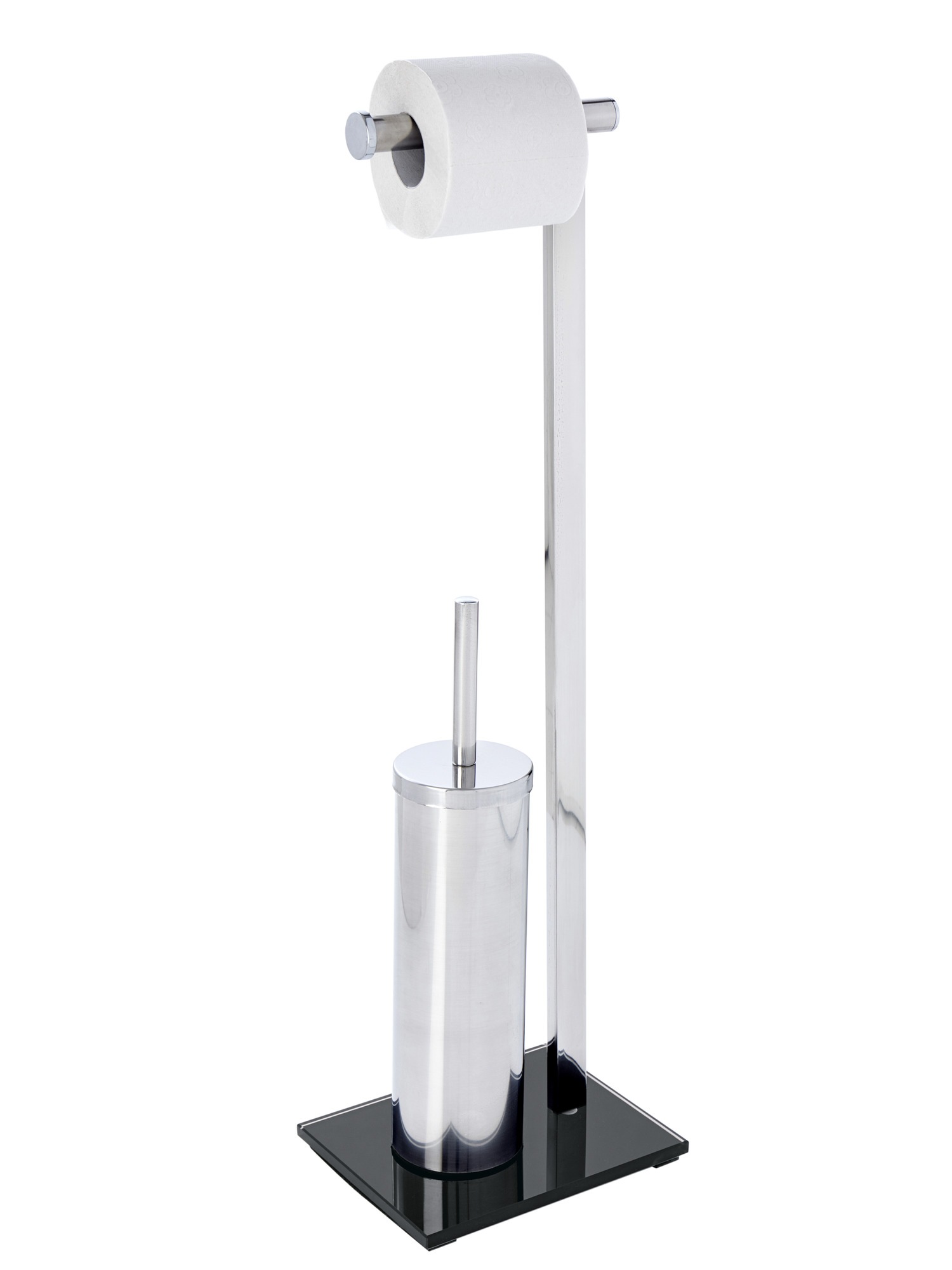 Bad-Accessoires mit Glas-Standfuß