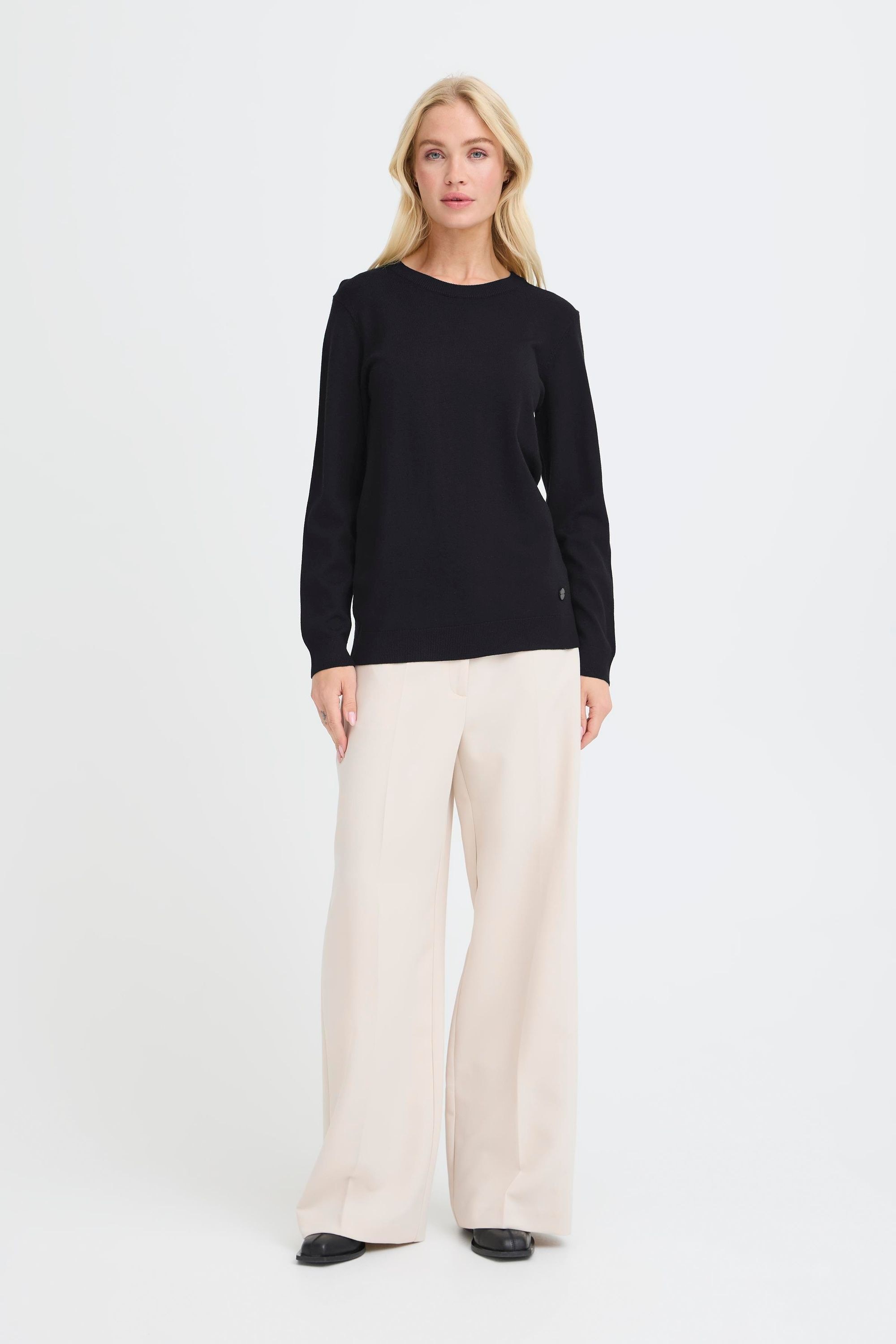 OXMO Strickfleece-Pullover »Strickpullover OXAIDA«