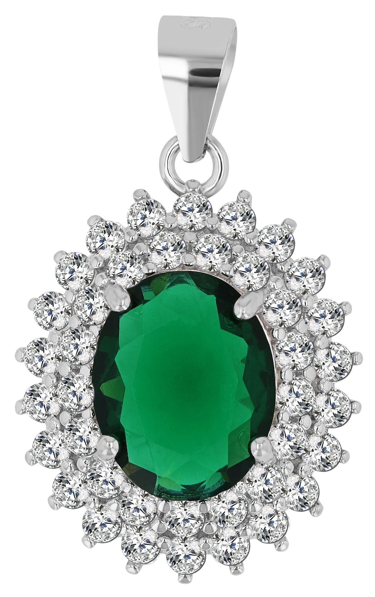 Adelia´s Kettenanhänger »Damen Anhänger aus 925 Silber mit Zirkonia«