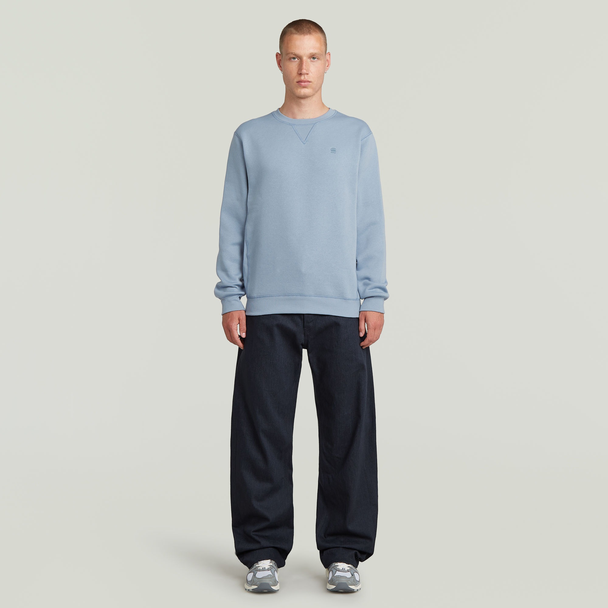 G-STAR Sweatshirt »Premium Core Pacior Sweat«, mit Ripp-Seiteneinsätzen