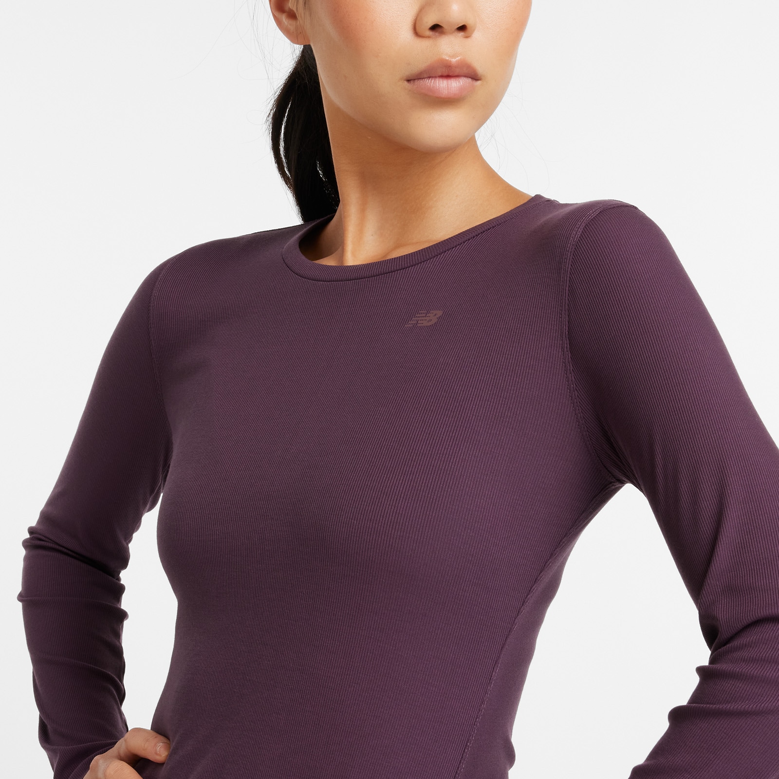 New Balance Langarmshirt »Micro-Rib Long Sleeve«