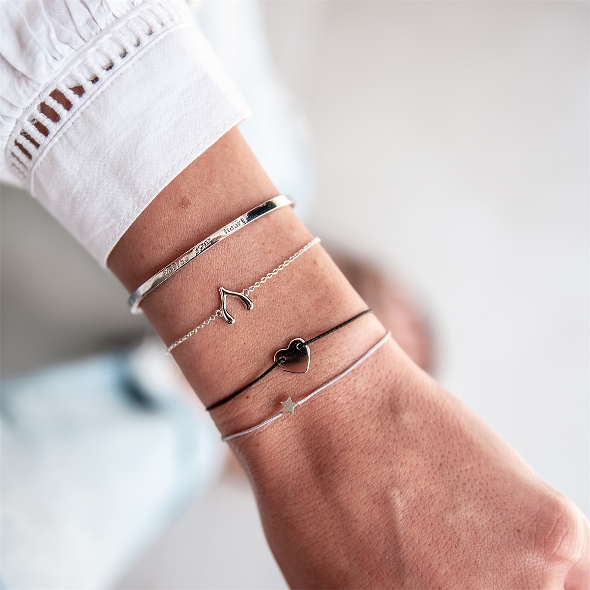 Glanzstücke München Armband »A1251«, (1 tlg.), aus Sterling Silber