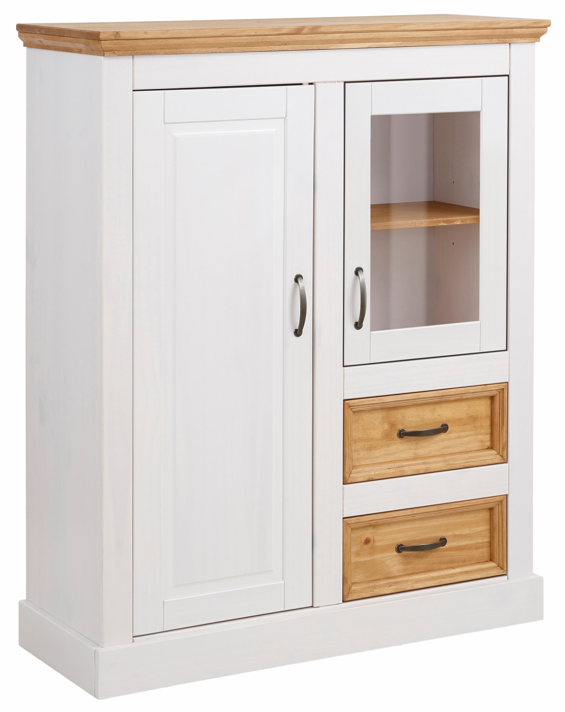 Home affaire Highboard »Selma«, Vitrine, Breite 100 cm