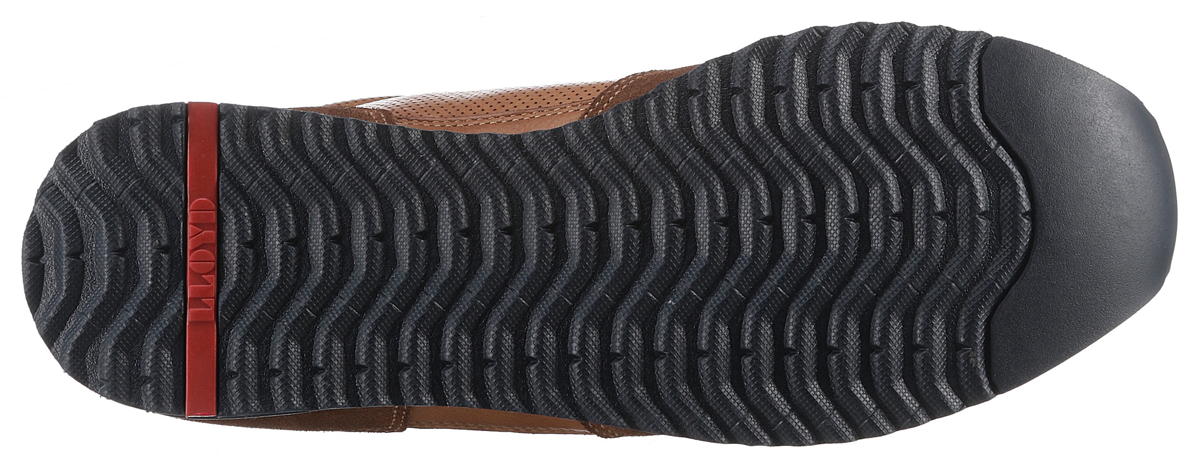Lloyd Sneaker »EDMOND«, mit modischer Perforation, Freizeitschuh, Halbschuh, Schnürschuh