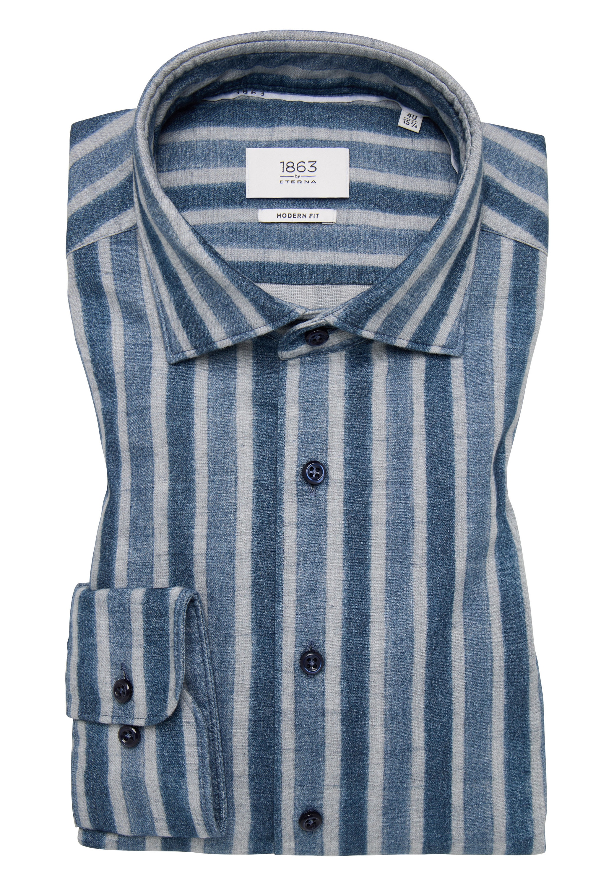Eterna Langarmhemd »MODERN FIT«, EASY IRON (bügelleicht)
